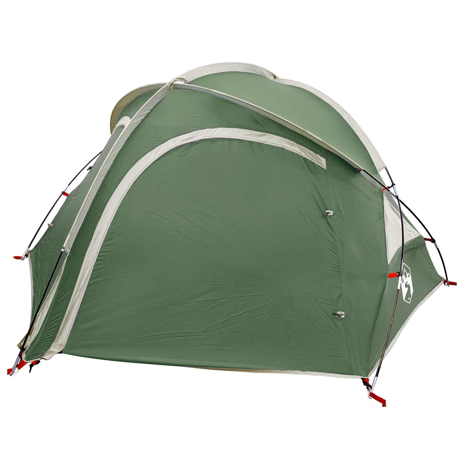 Tenda da trekking con telo impermeabile 2 persona Verde