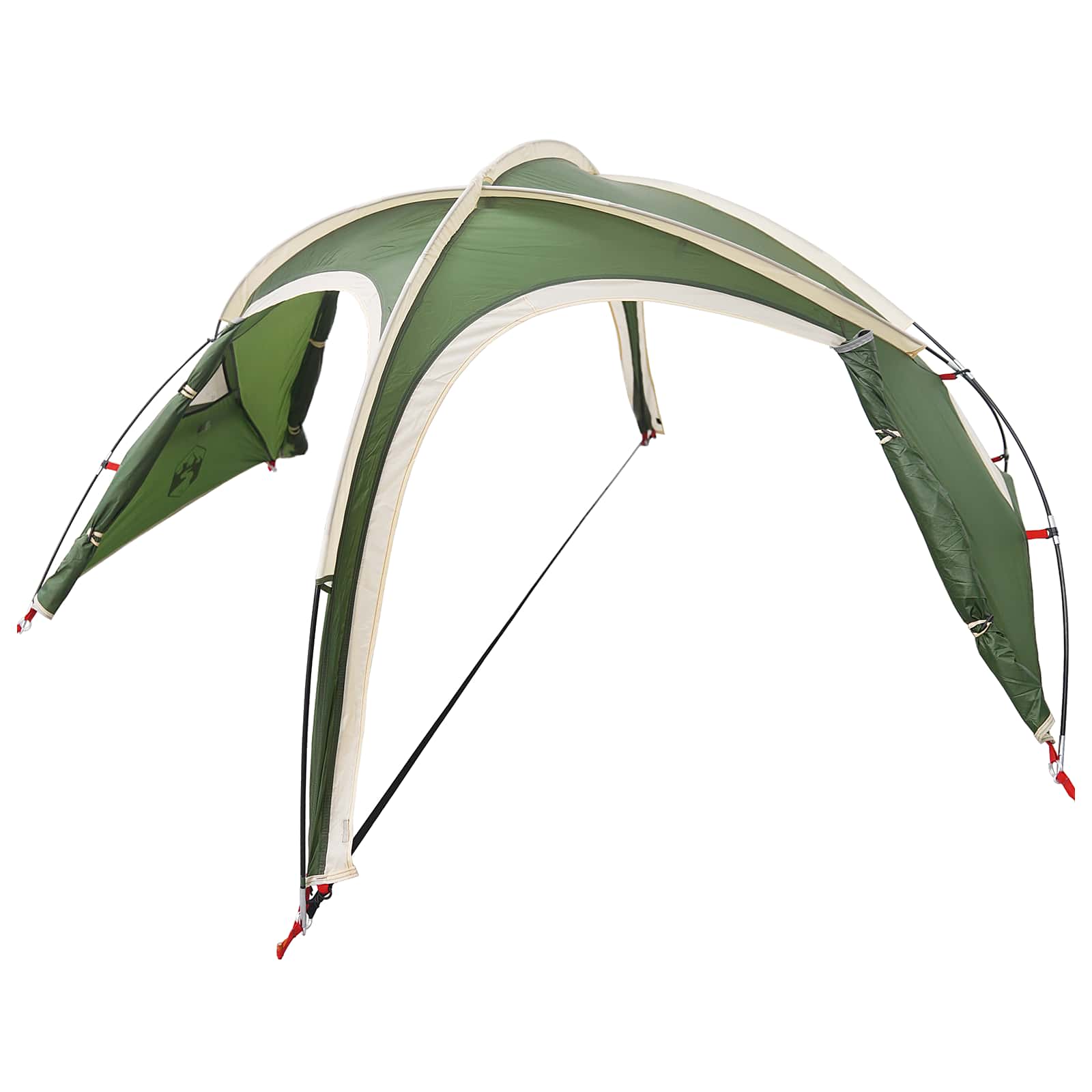 Tenda da trekking con telo impermeabile 2 persona Verde