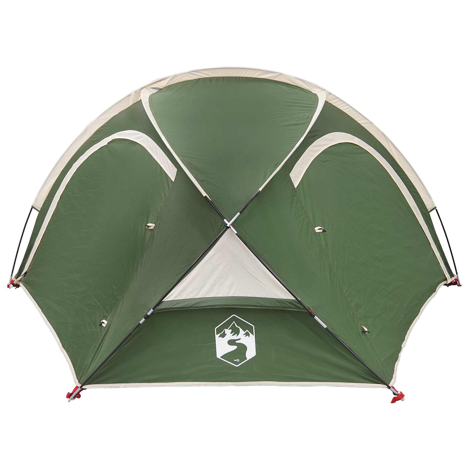 Tenda da trekking con telo impermeabile 2 persona Verde