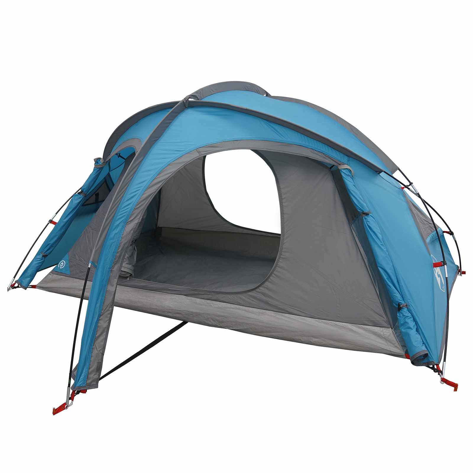 Tenda da trekking con telo impermeabile 2 persona Blu