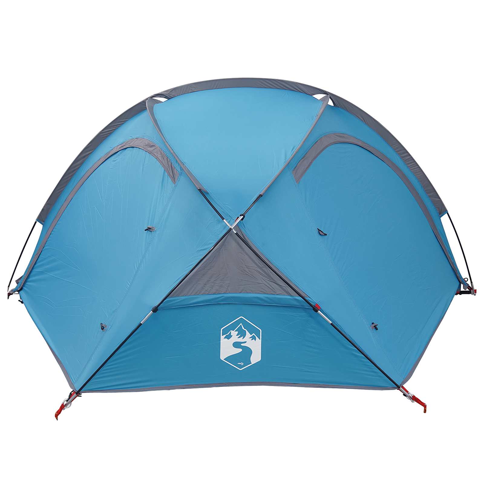 Tenda da trekking con telo impermeabile 2 persona Blu