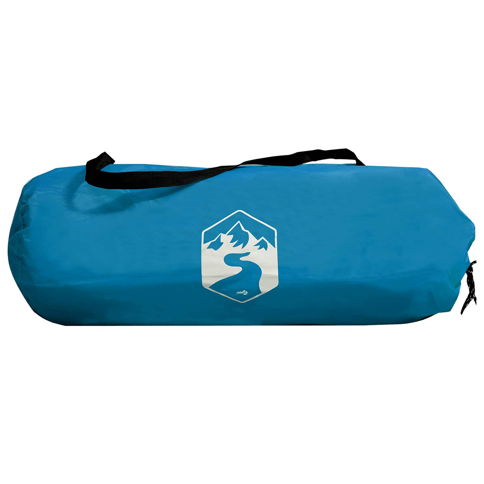 Tenda da trekking con telo impermeabile 2 persona Blu