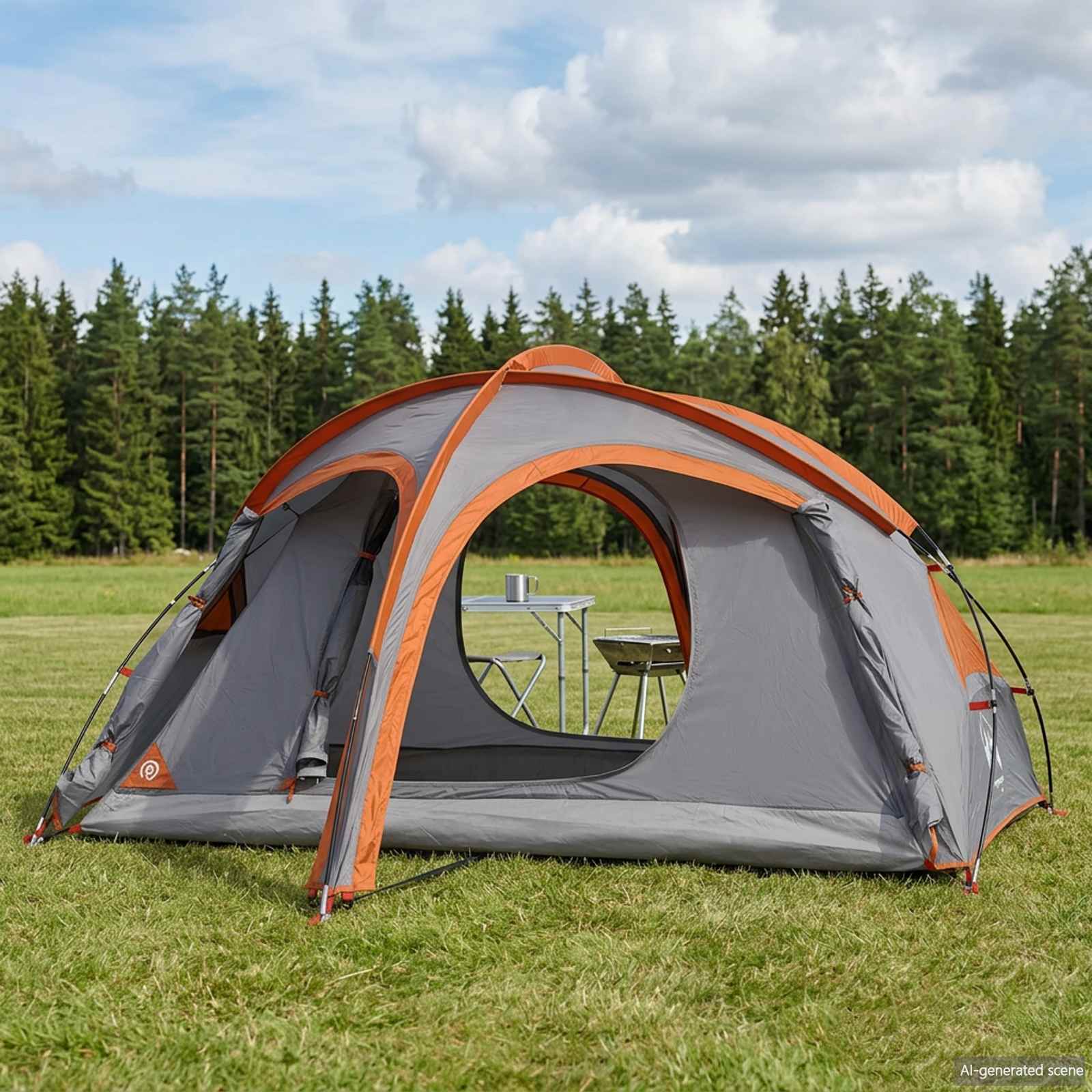 Tenda da trekking con telo impermeabile 2 persona