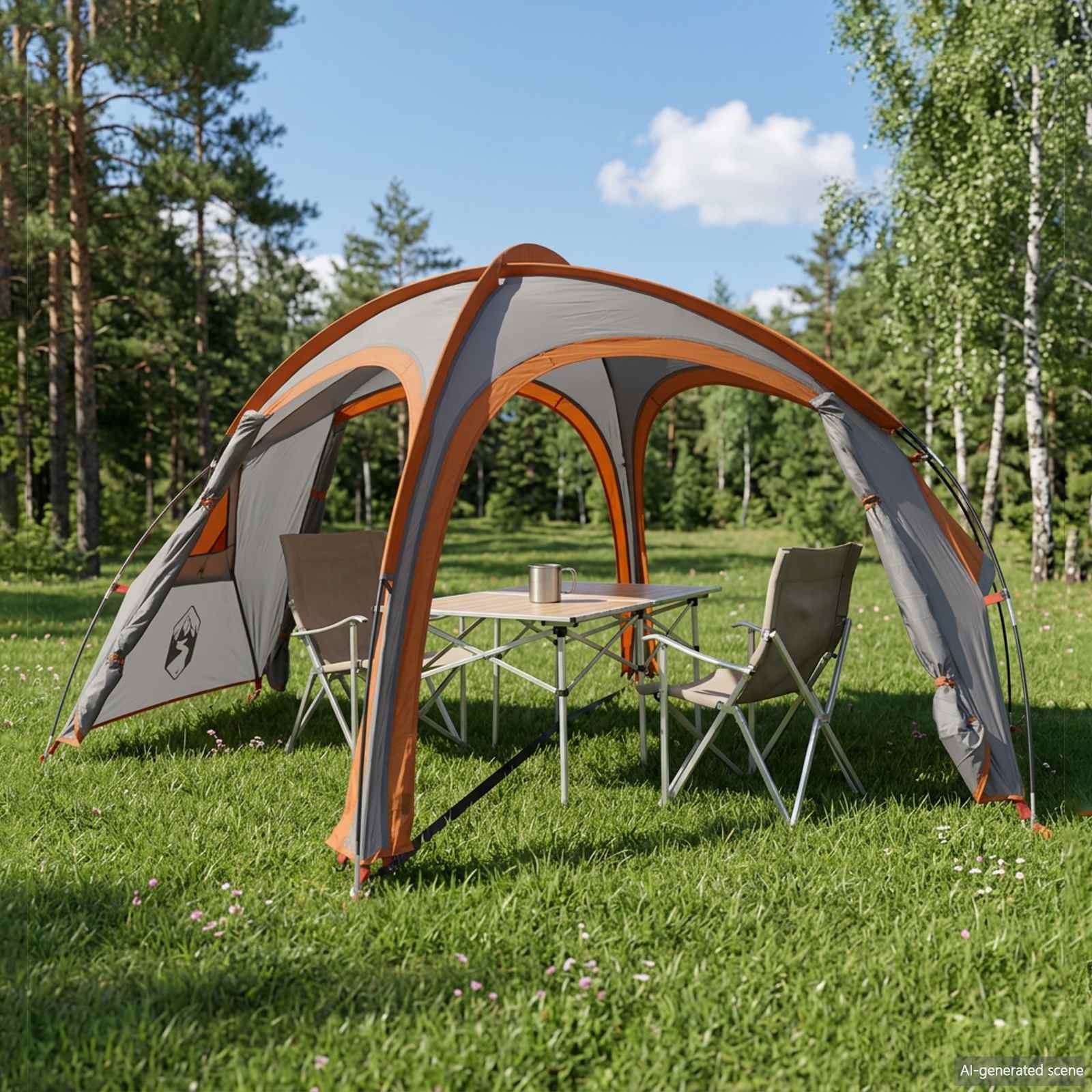Tenda da trekking con telo impermeabile 2 persona