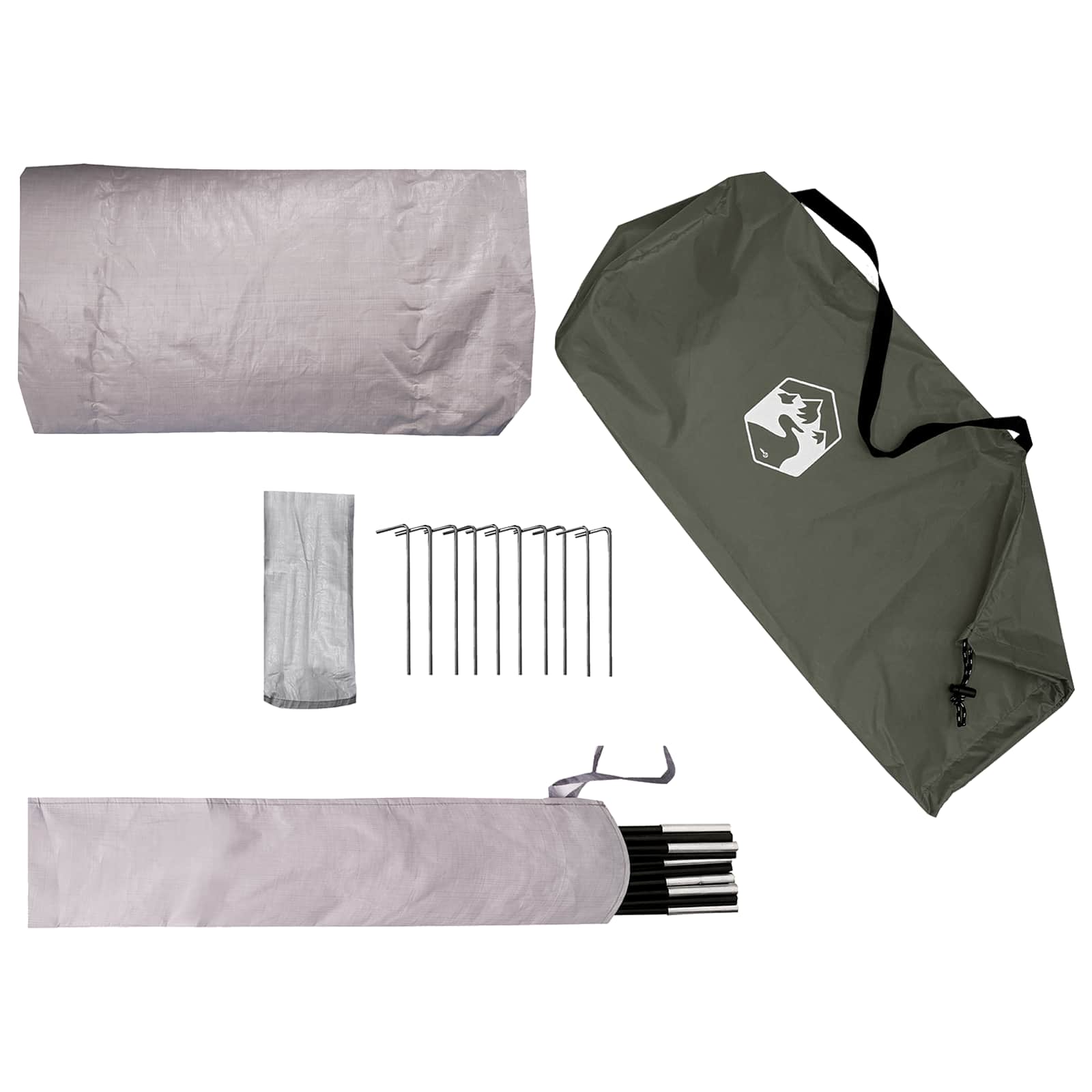 Tenda da trekking con telo impermeabile 2 persona