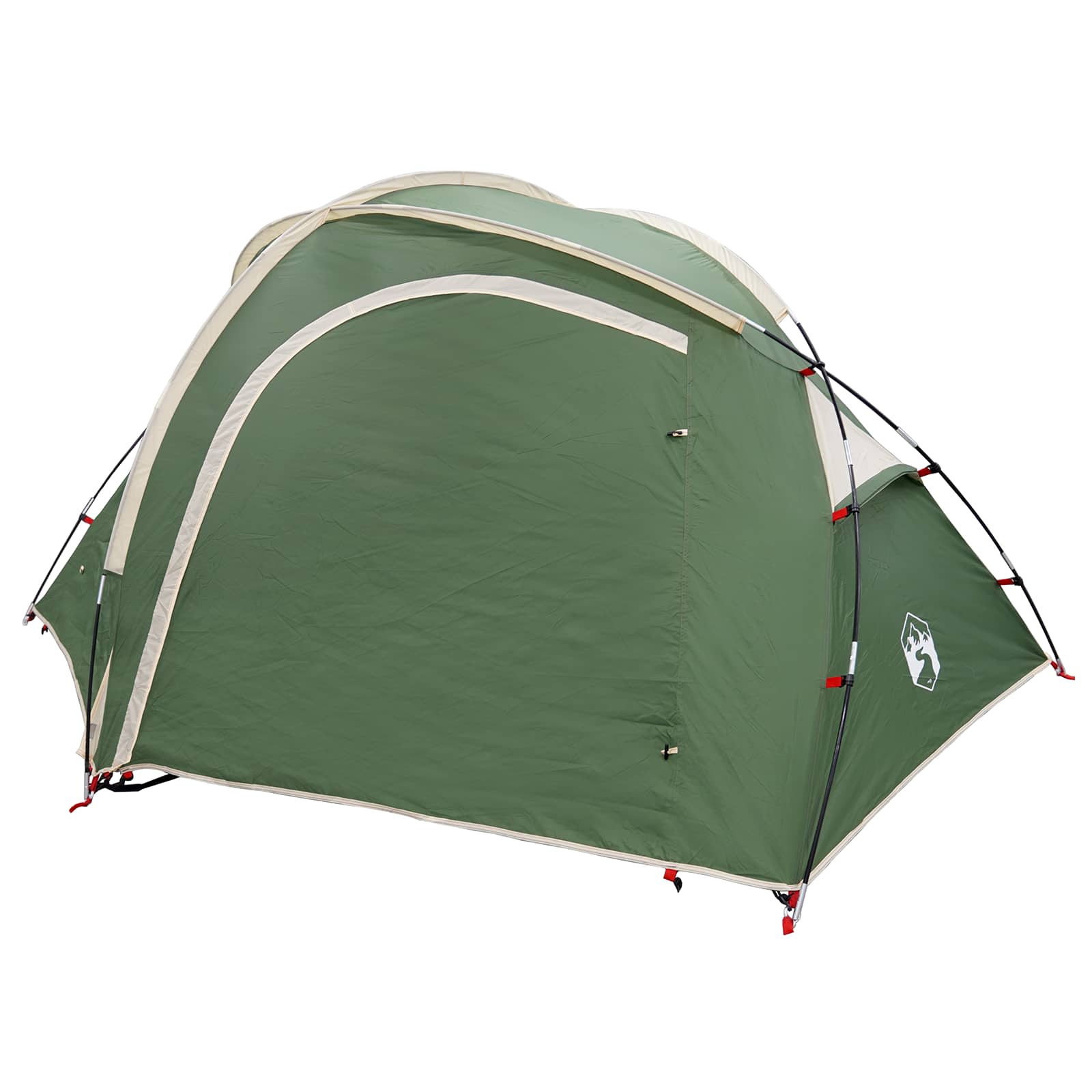 Tenda da trekking con telo impermeabile 3 persona Verde