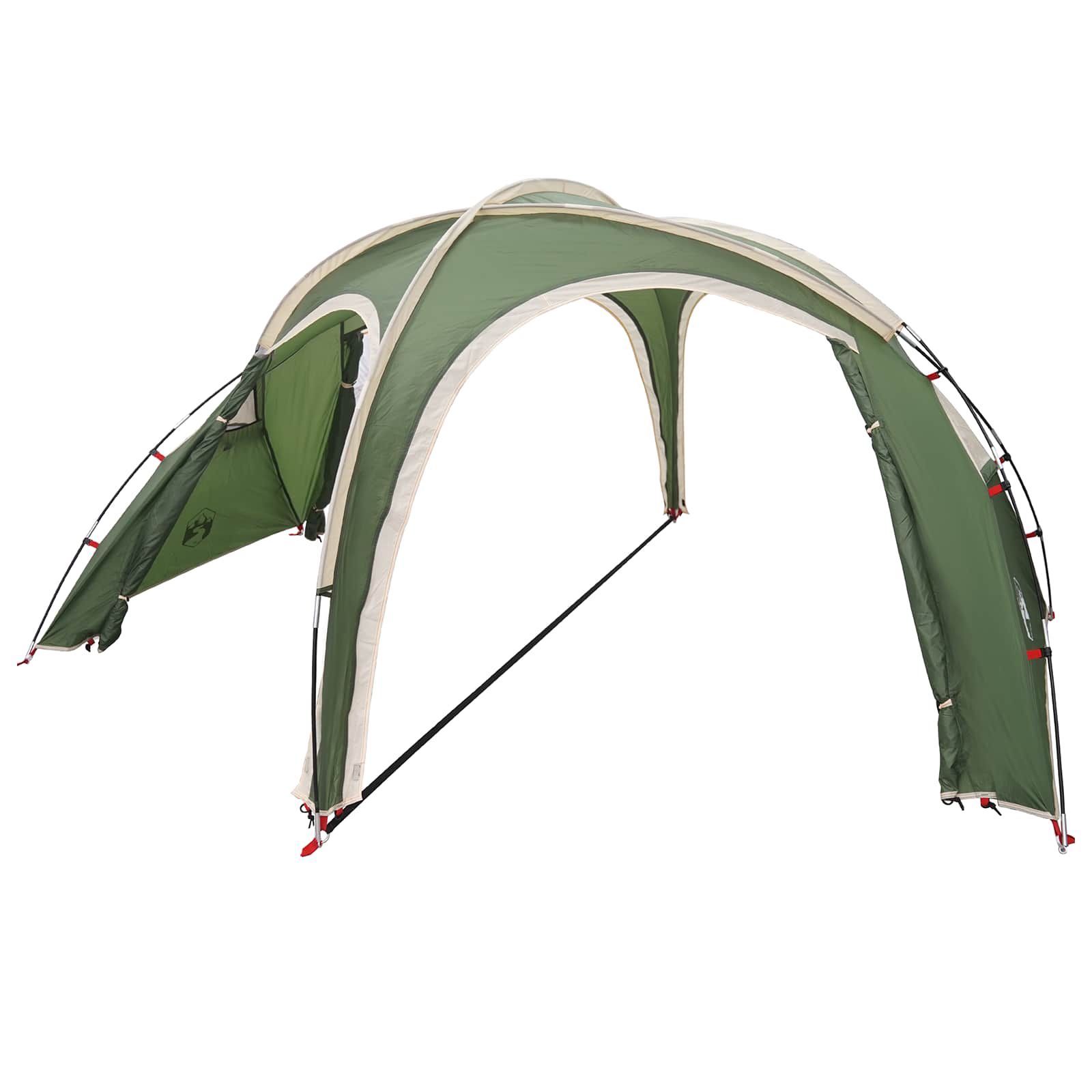 Tenda da trekking con telo impermeabile 3 persona Verde