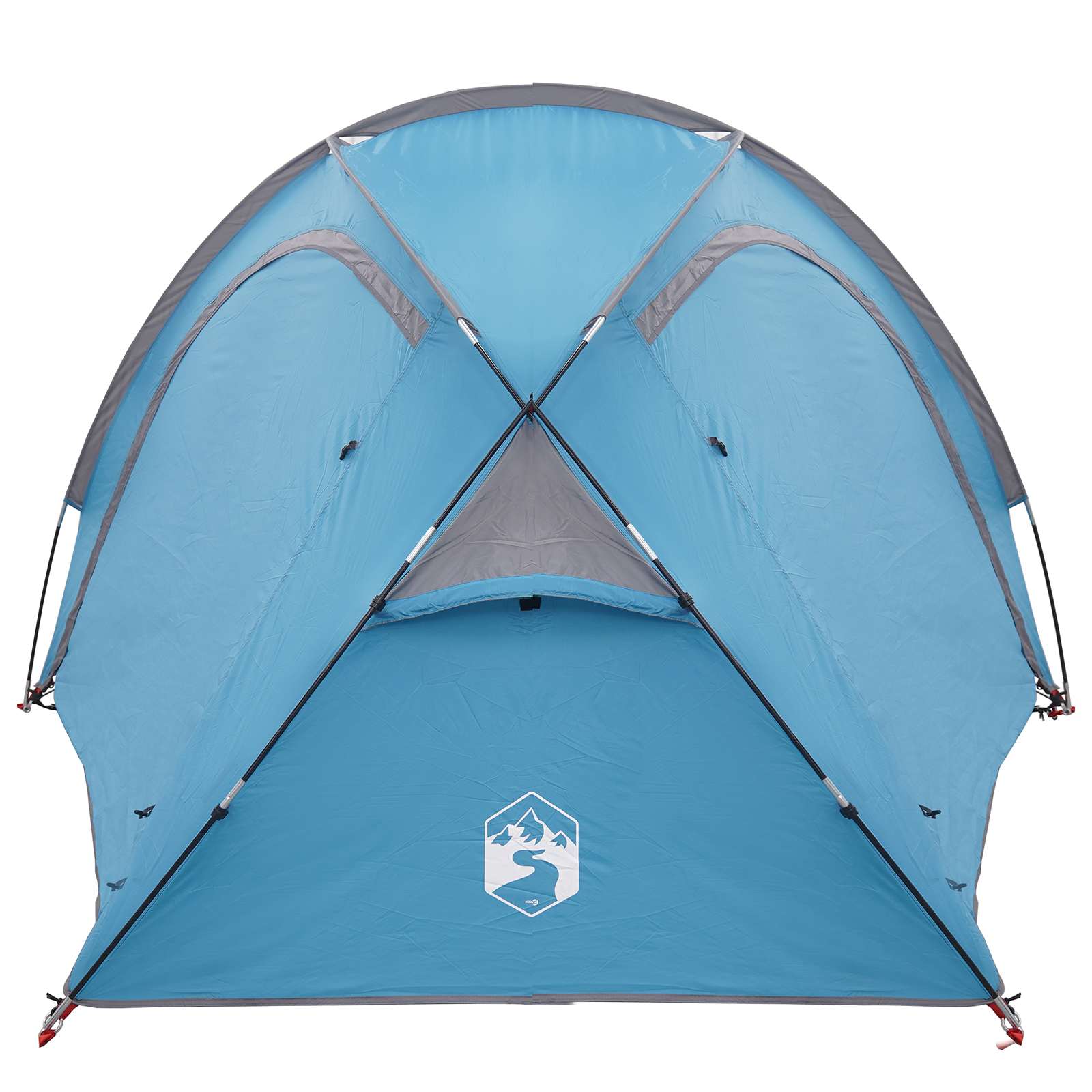 Tenda da trekking con telo impermeabile 3 persona Blu