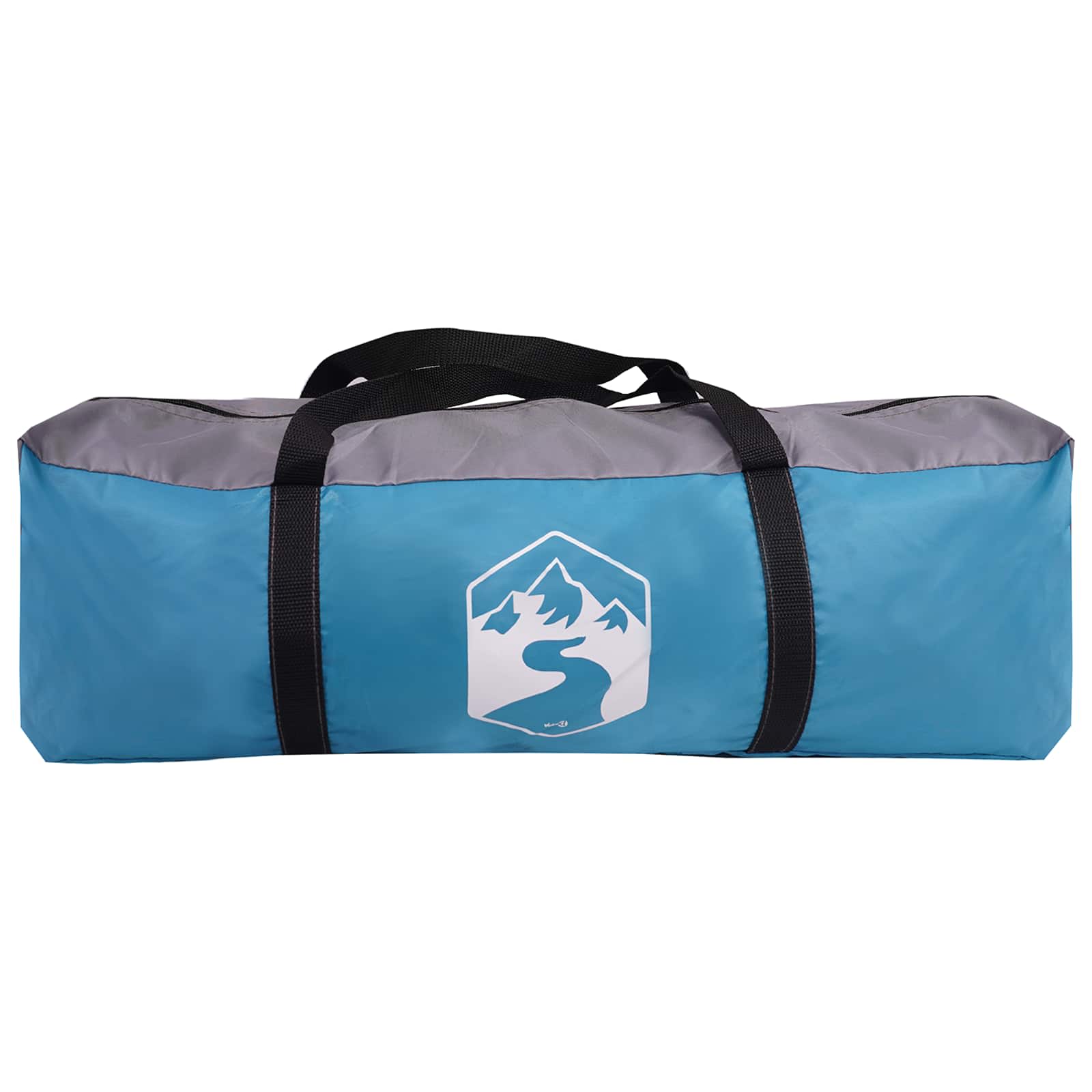 Tenda da trekking con telo impermeabile 3 persona Blu
