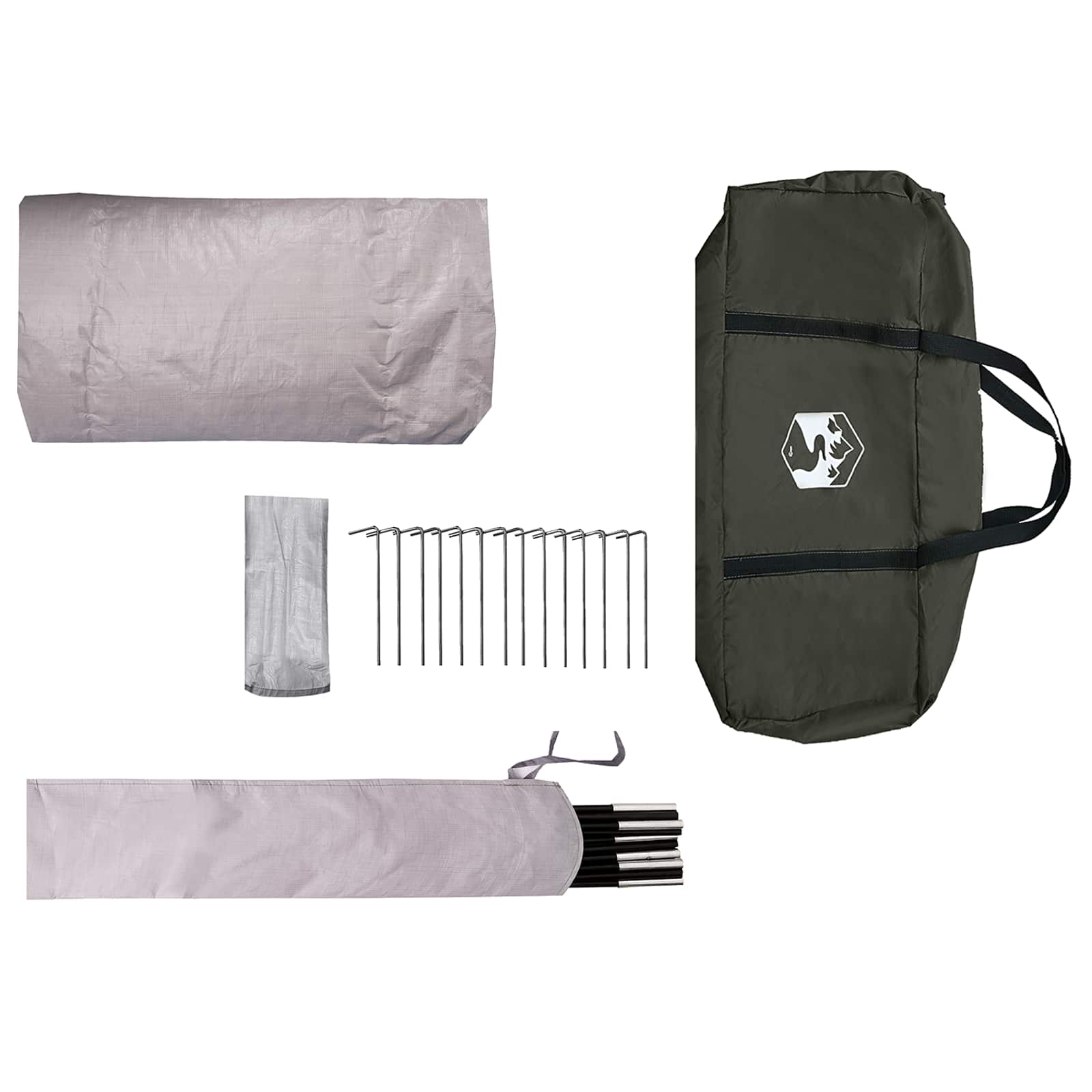 Tenda da trekking con telo impermeabile 3 persona