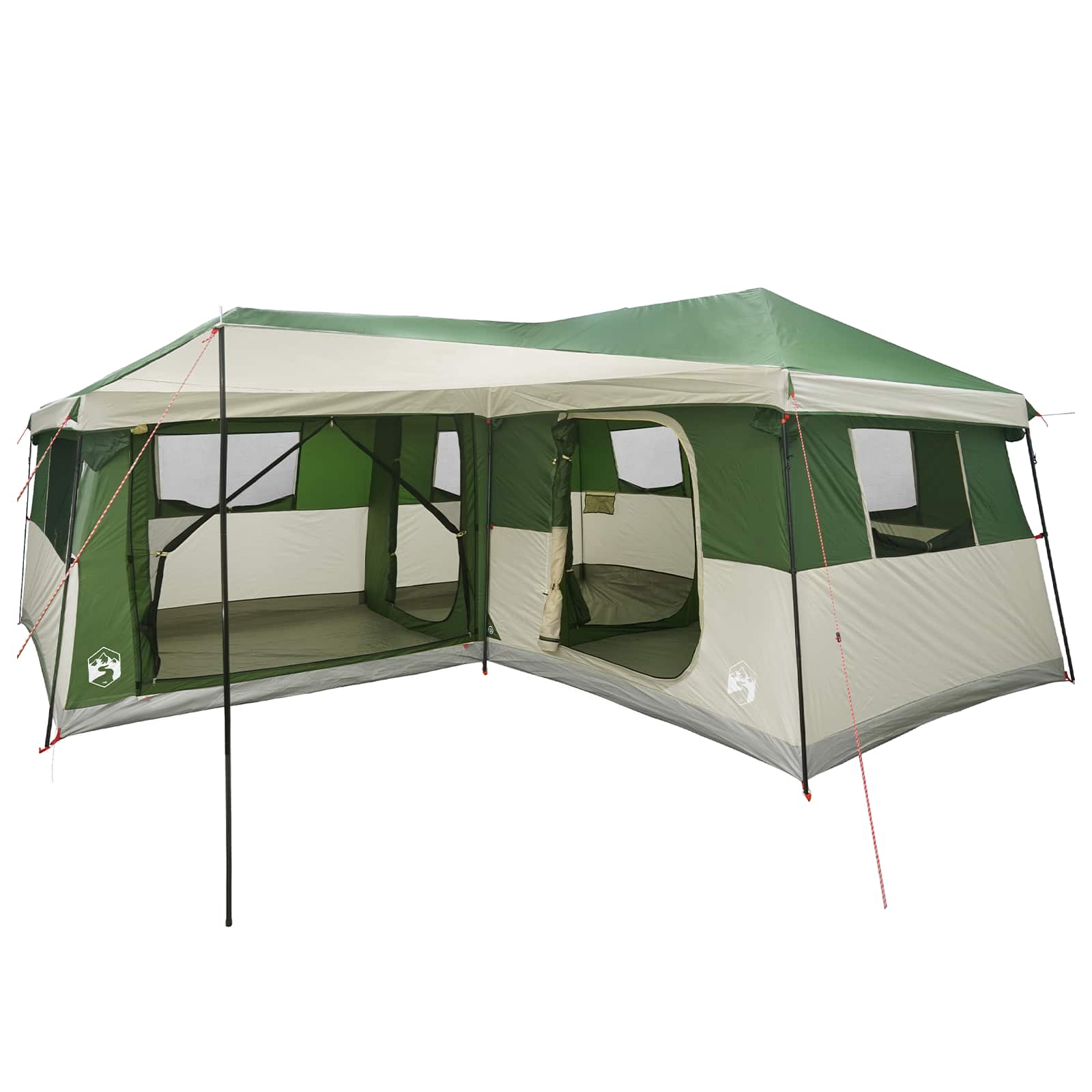 Tenda Familiare con Copertura Impermeabile 14 persona Verde