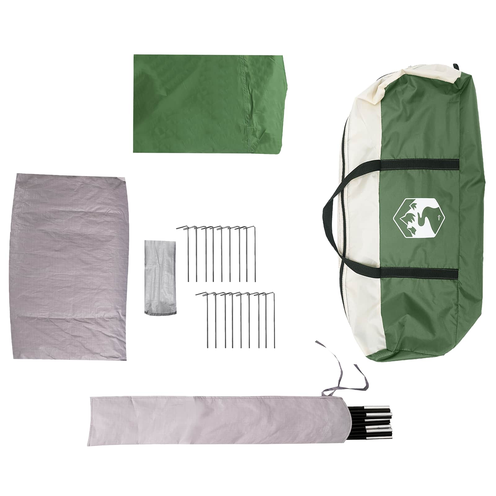 Tenda Familiare con Copertura Impermeabile 14 persona Verde