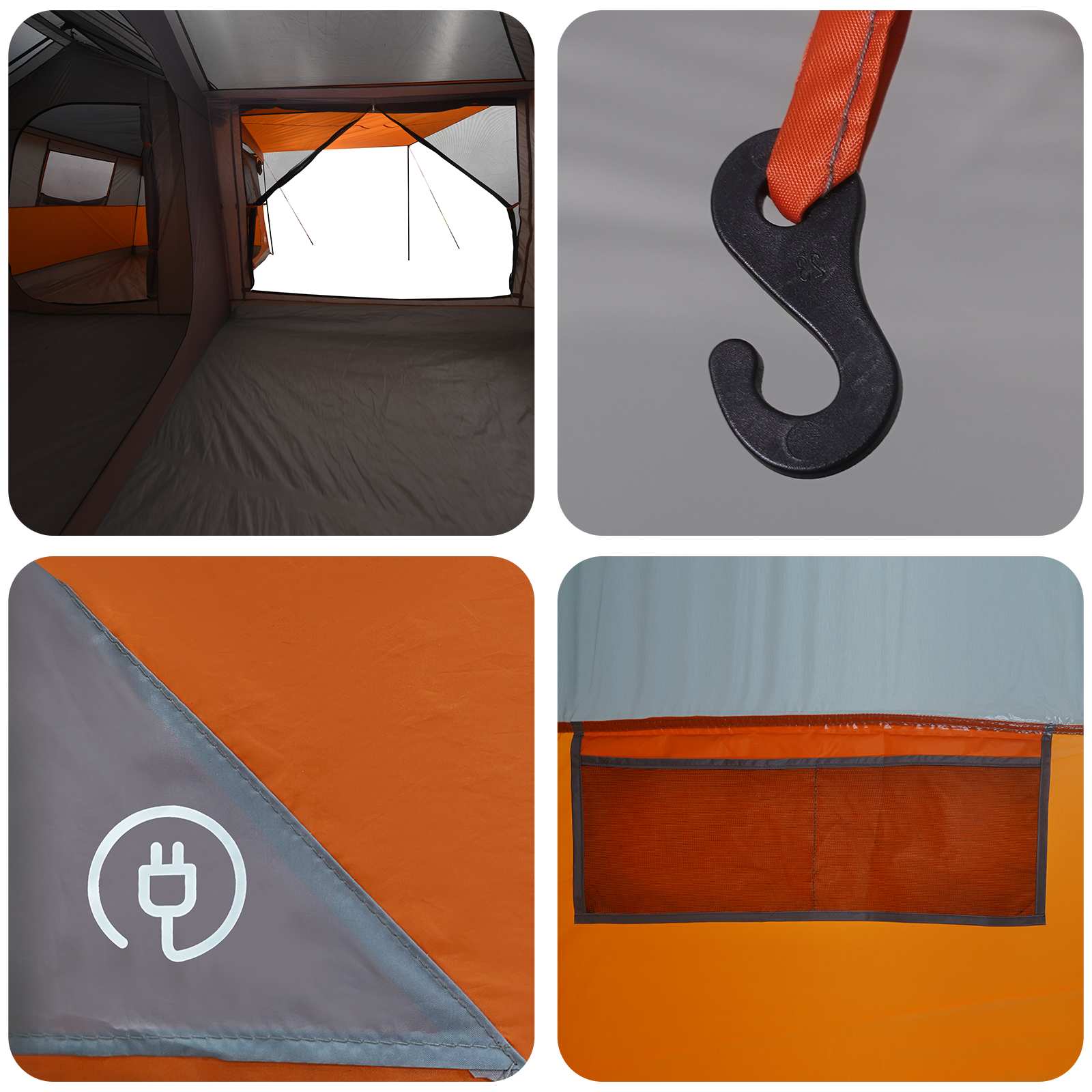 Tenda Familiare con Copertura Impermeabile 14 persona