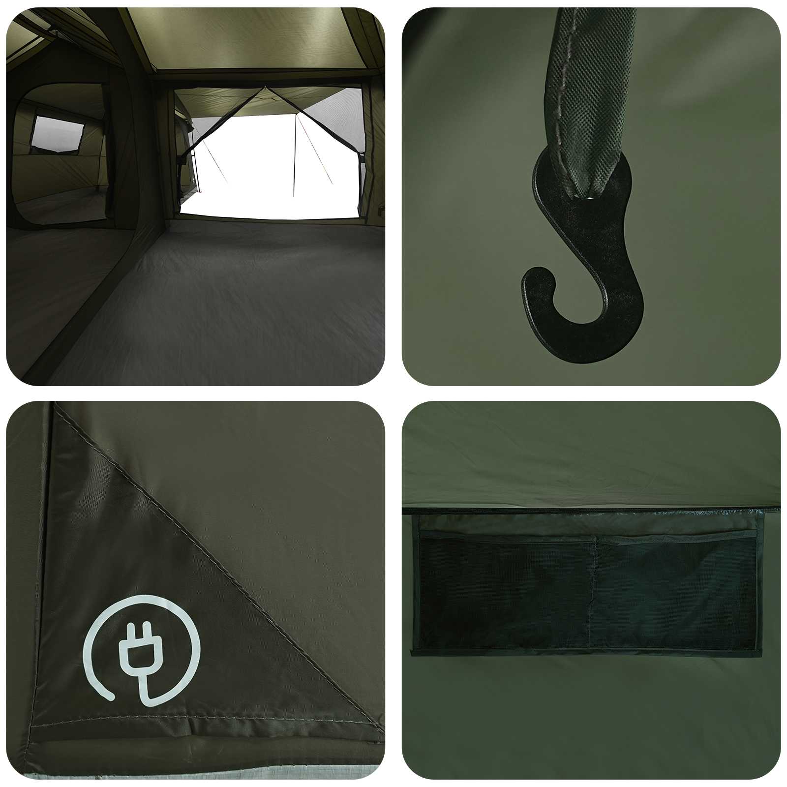 Tenda Familiare con Copertura Impermeabile 14 persona