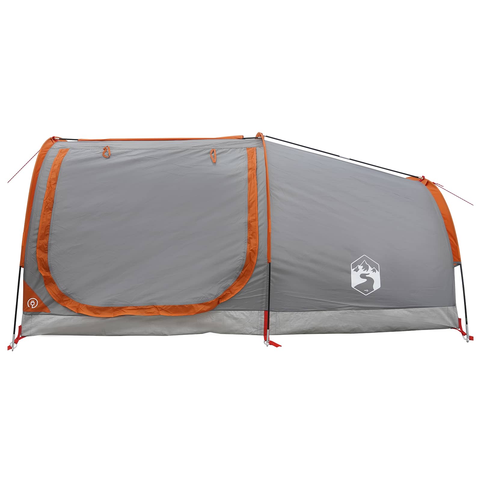 Tenda da Trekking Impermeabile 2 persona Grigio e arancione