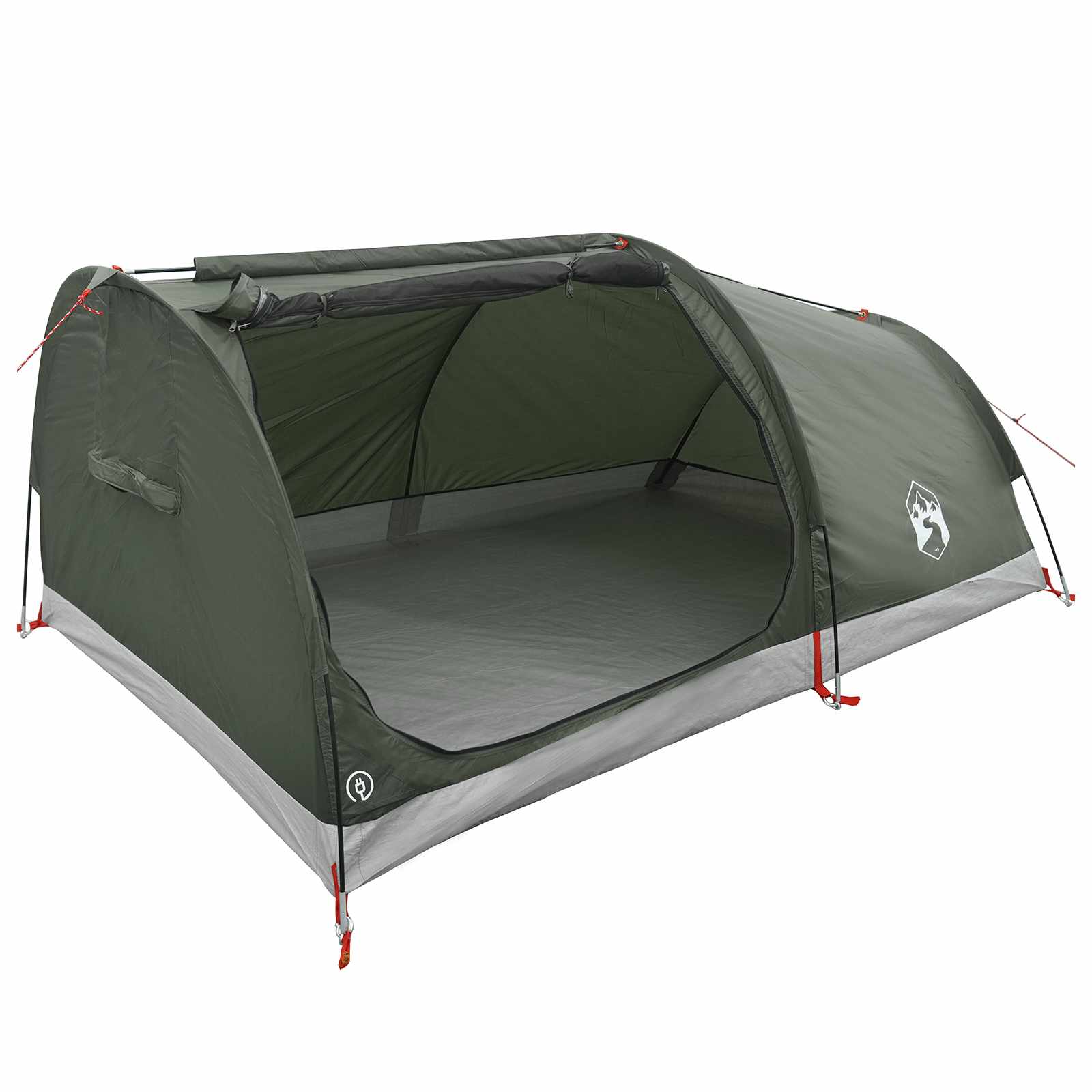 Tenda da Trekking Impermeabile 2 persona Verde militare