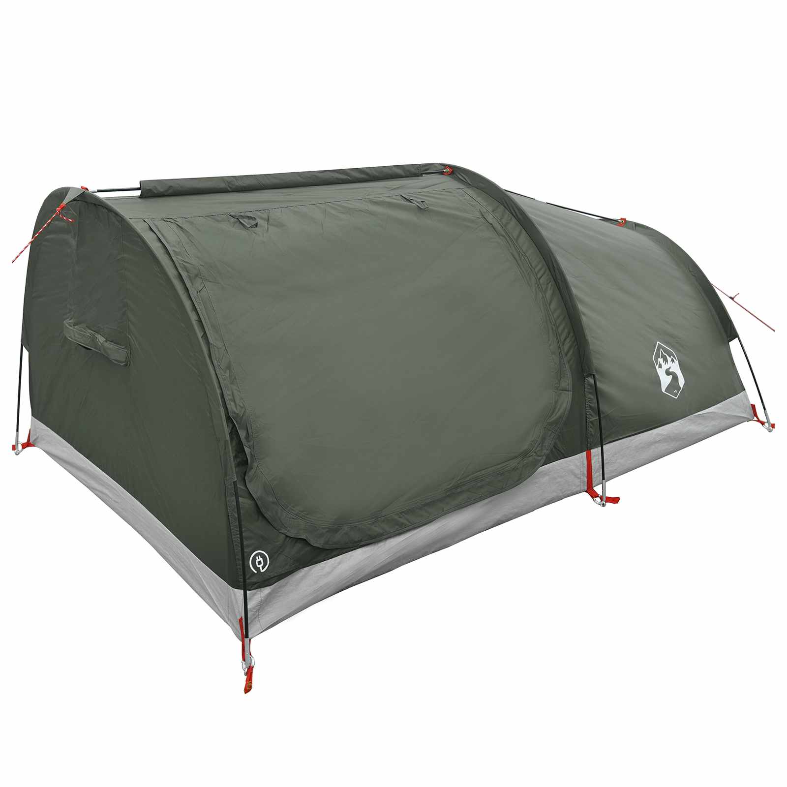 Tenda da Trekking Impermeabile 2 persona Verde militare