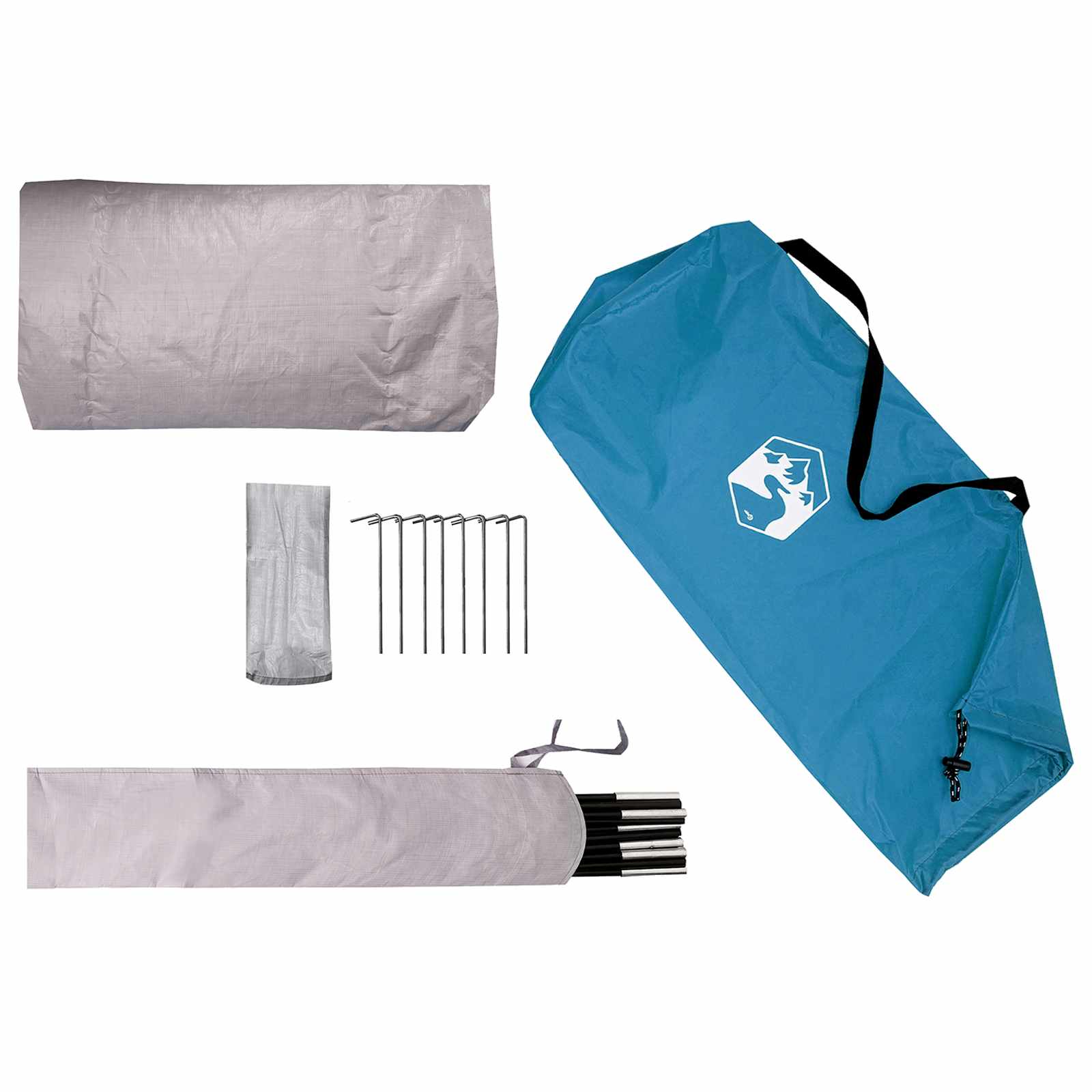 Tenda da Trekking Impermeabile 1 persona Blu