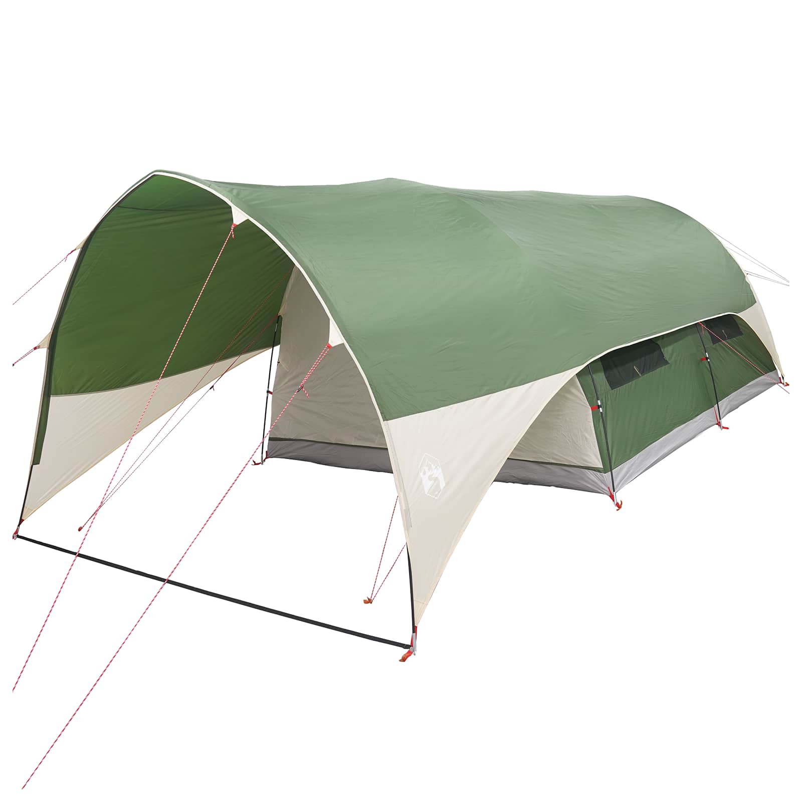 Tenda a tunnel con copertura impermeabile 10 persona Verde