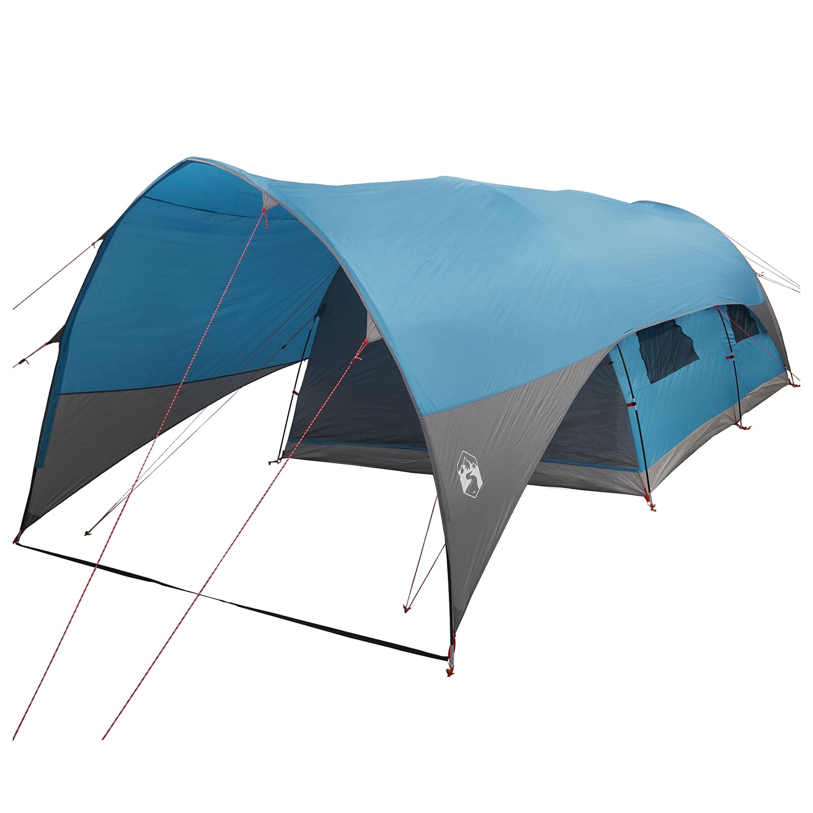 Tenda a tunnel con copertura impermeabile 10 persona Blu