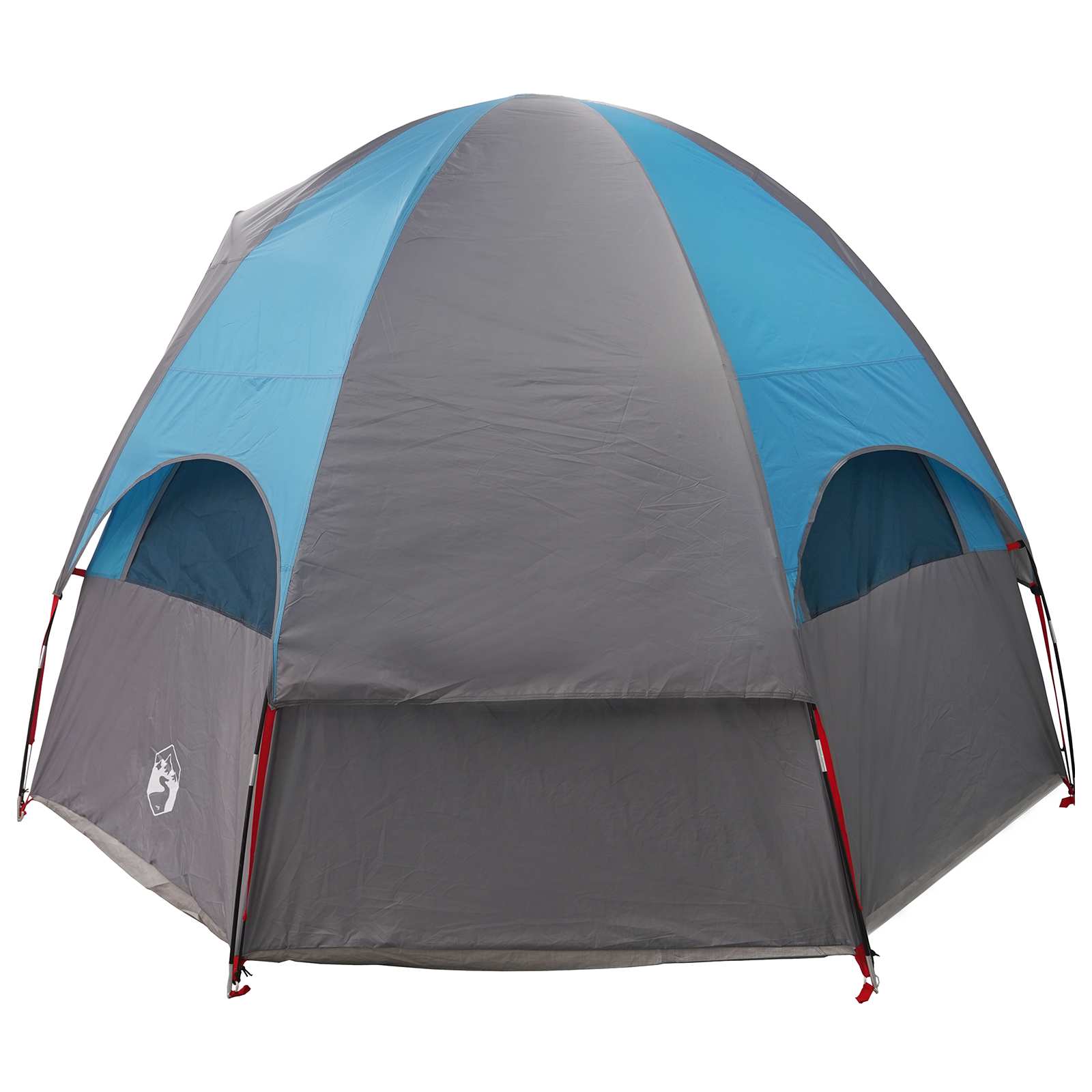 Tenda familiare con telo da pioggia resistente all'acqua Blu