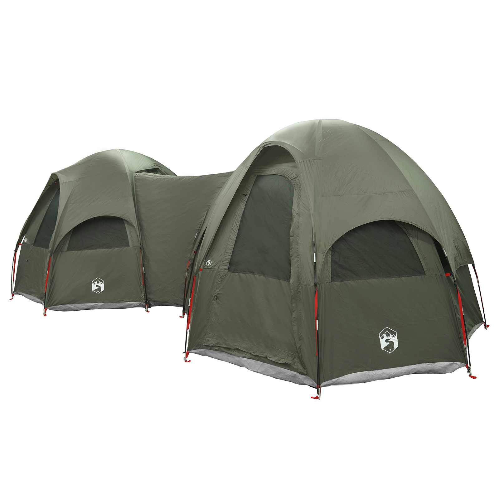 Tenda familiare con telo da pioggia resistente all'acqua