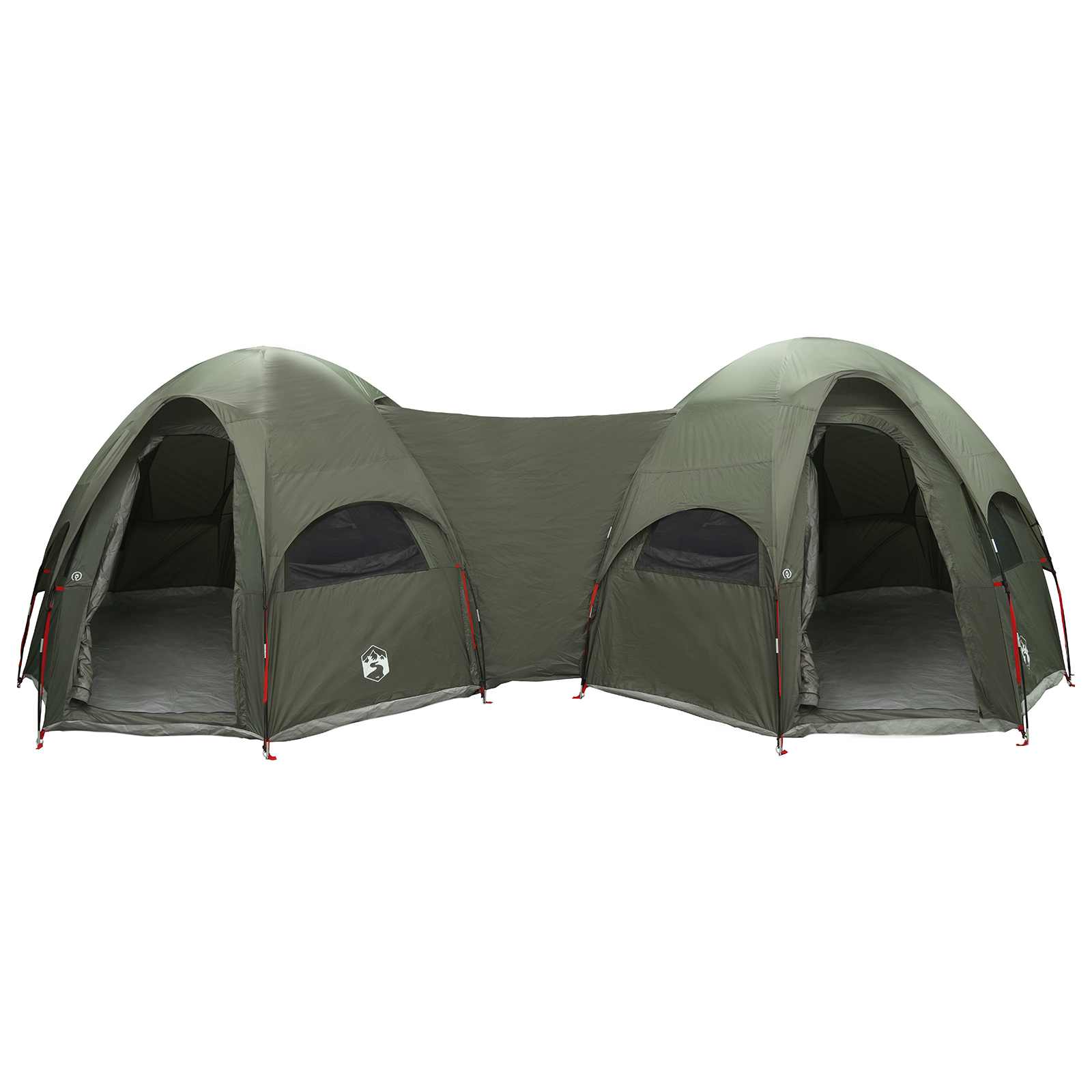 Tenda familiare con telo da pioggia resistente all'acqua