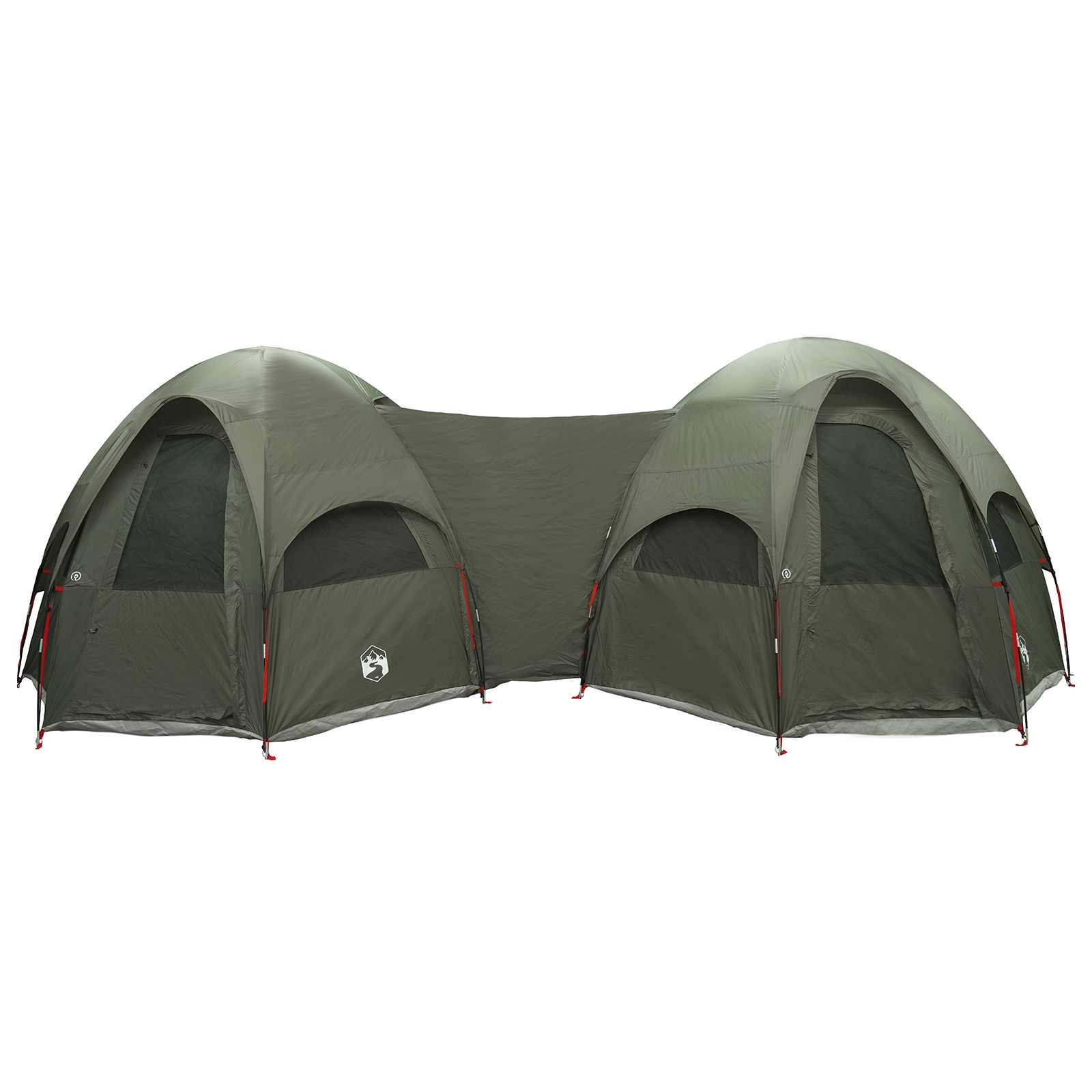 Tenda familiare con telo da pioggia resistente all'acqua