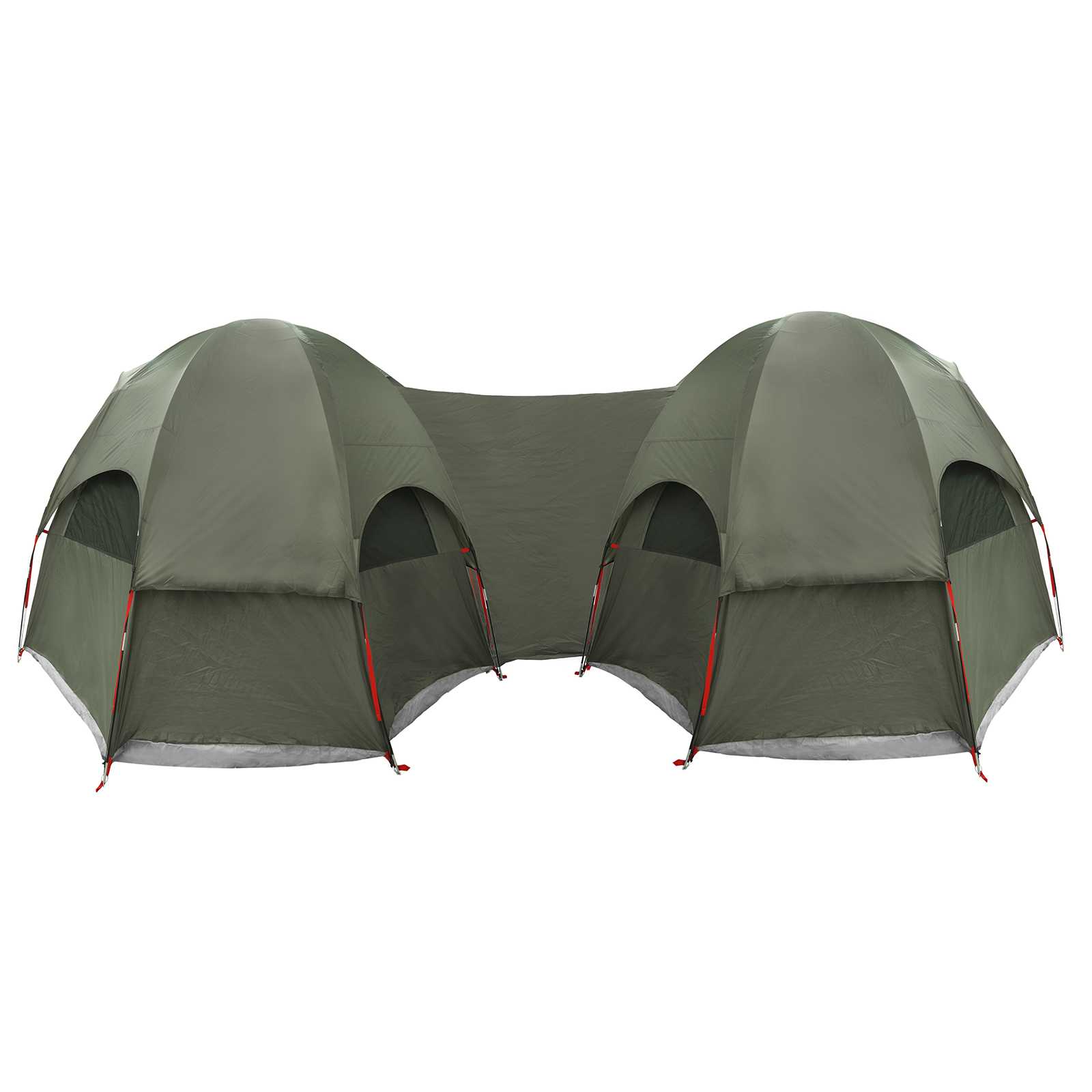Tenda familiare con telo da pioggia resistente all'acqua