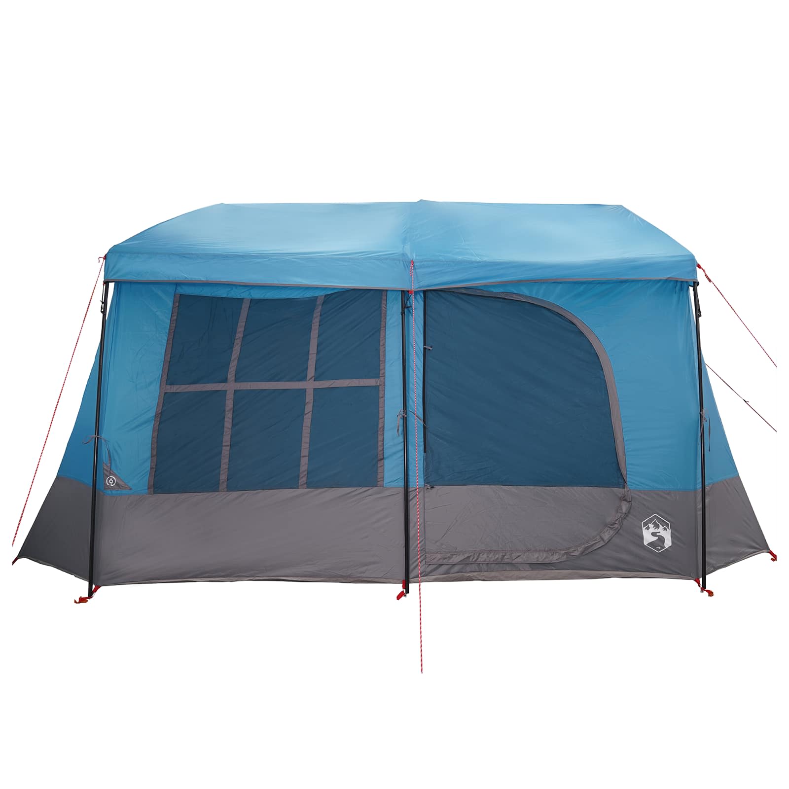 Tenda familiare con telo da pioggia resistente all'acqua Blu