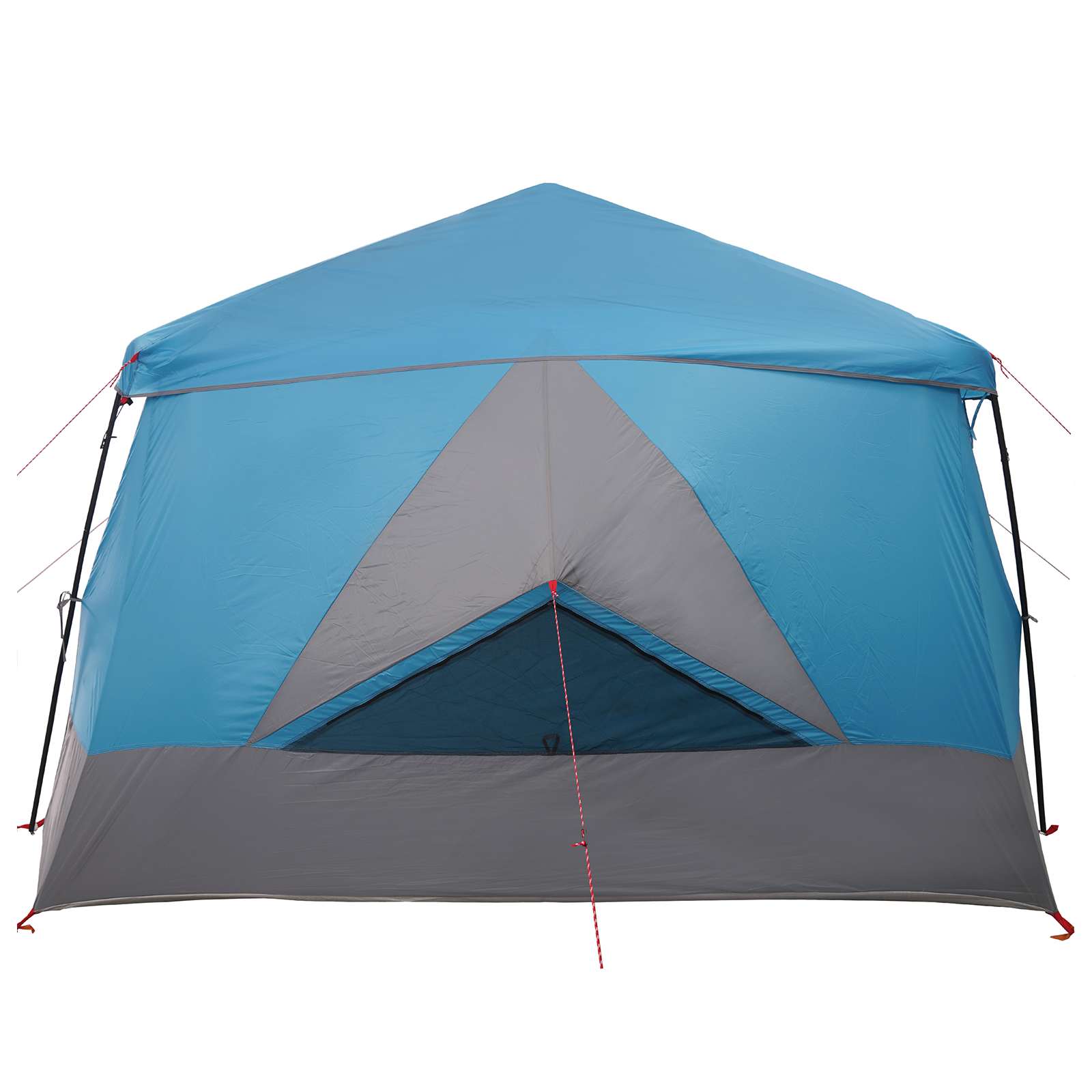 Tenda familiare con telo da pioggia resistente all'acqua Blu