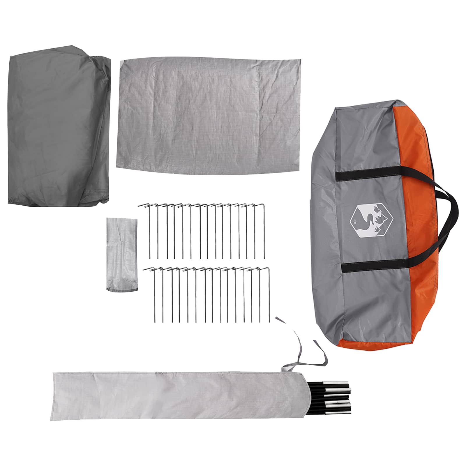 Tenda familiare con telo da pioggia resistente all'acqua