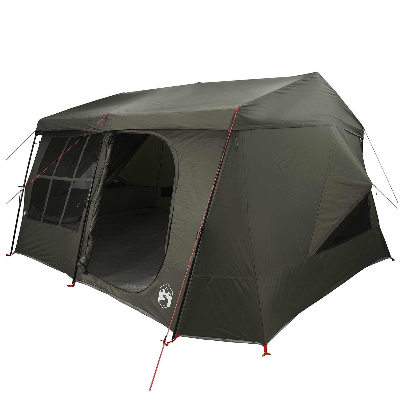Tenda familiare con telo da pioggia resistente all'acqua