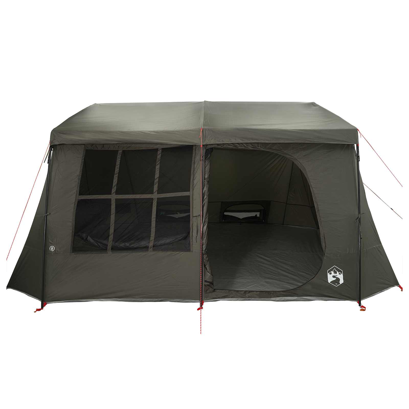 Tenda familiare con telo da pioggia resistente all'acqua