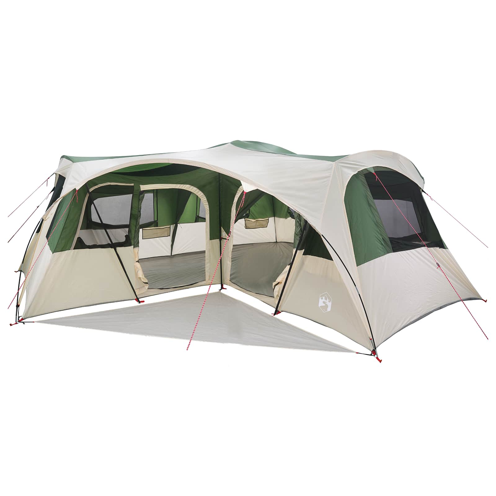 Tenda familiare con telo da pioggia resistente all'acqua
