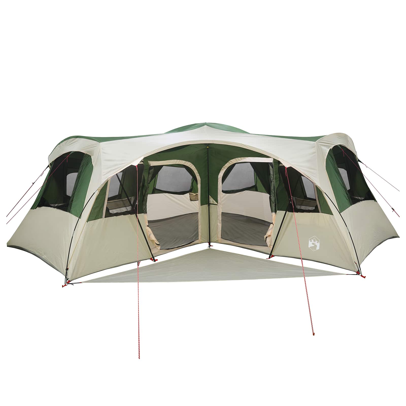 Tenda familiare con telo da pioggia resistente all'acqua