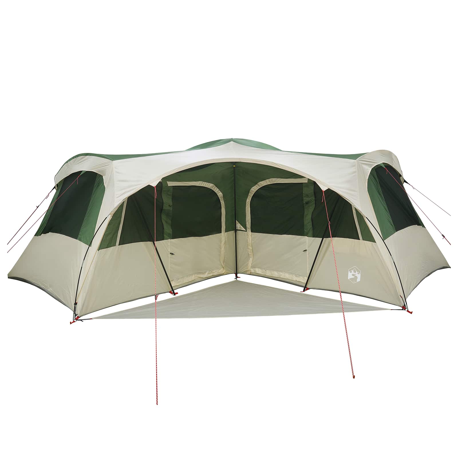 Tenda familiare con telo da pioggia resistente all'acqua