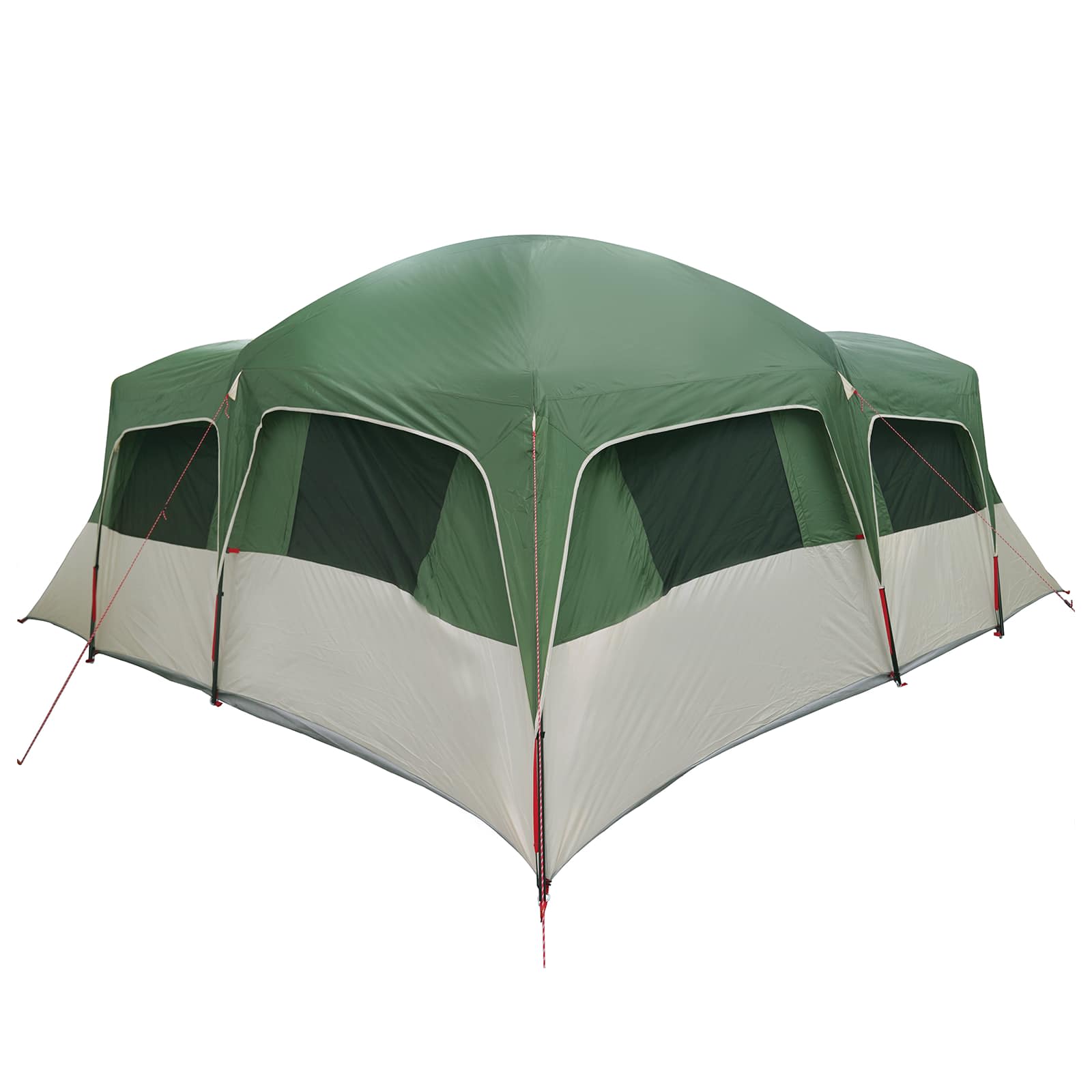 Tenda familiare con telo da pioggia resistente all'acqua