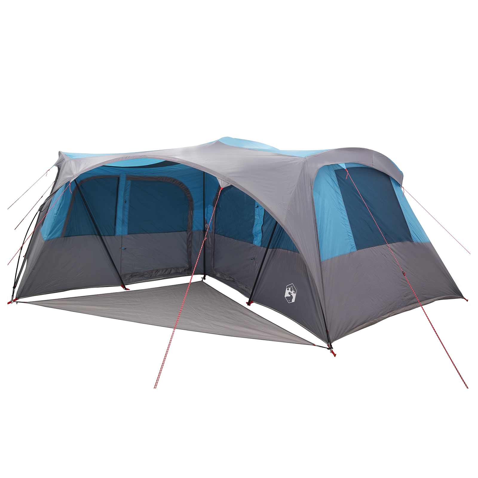 Tenda familiare con telo da pioggia resistente all'acqua