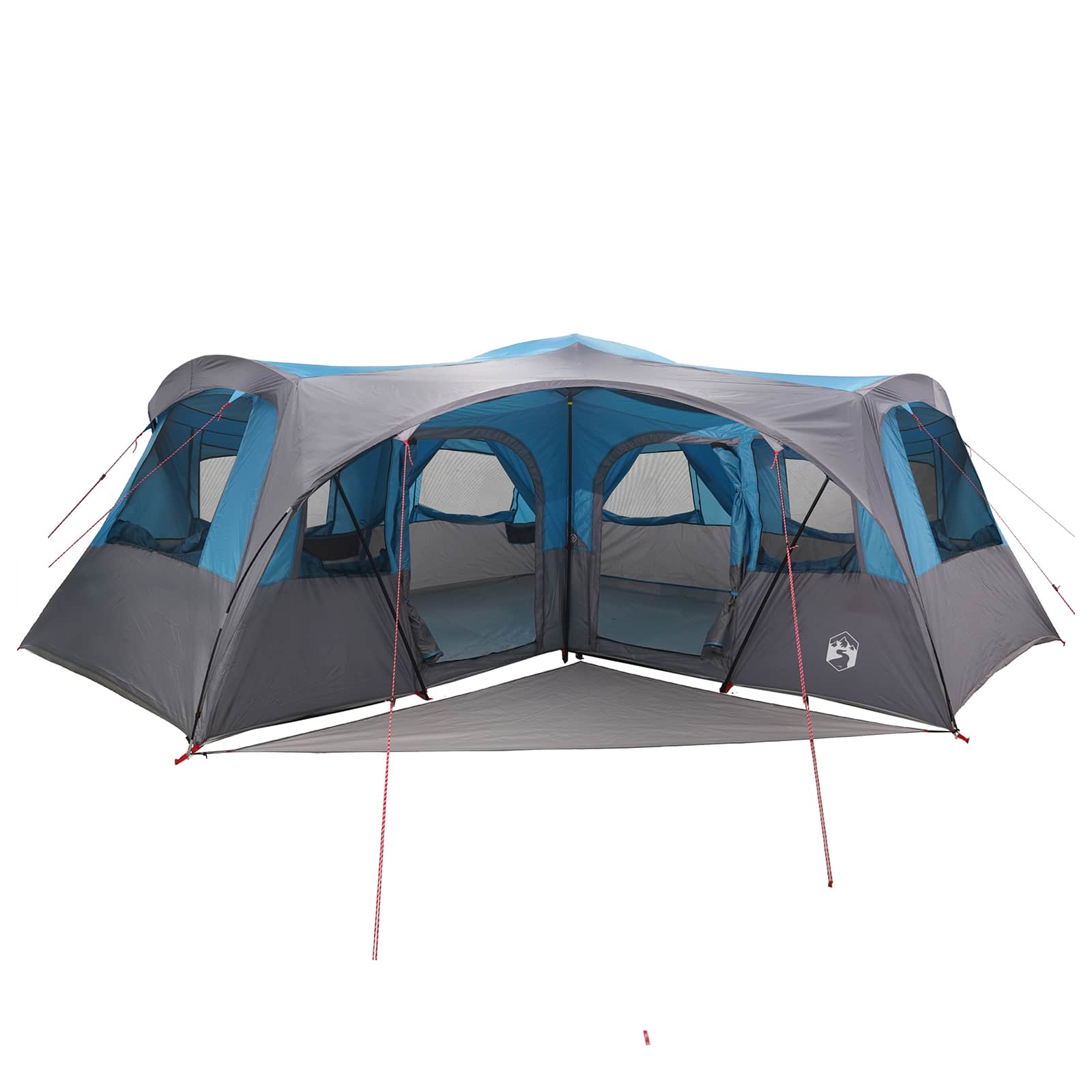 Tenda familiare con telo da pioggia resistente all'acqua