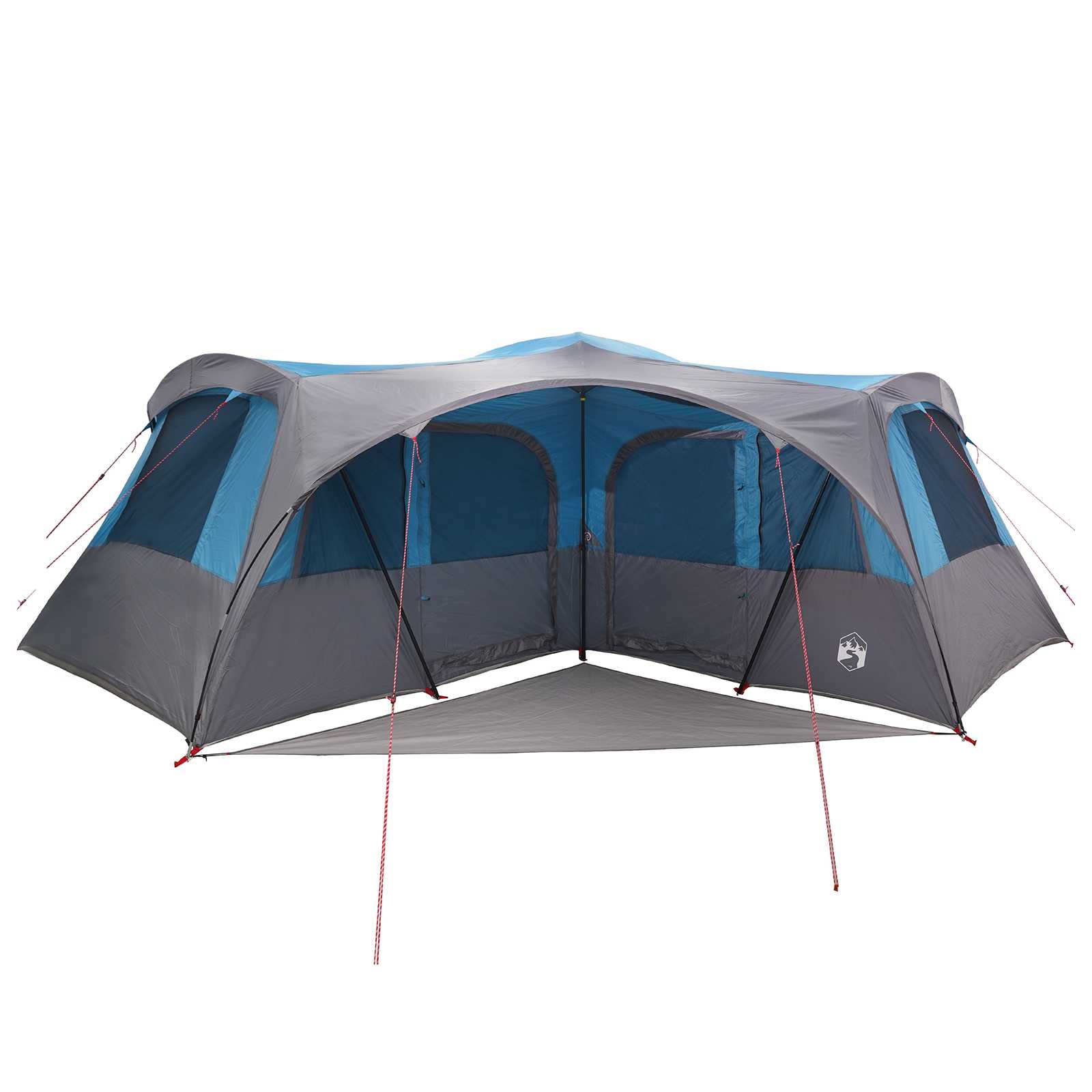 Tenda familiare con telo da pioggia resistente all'acqua