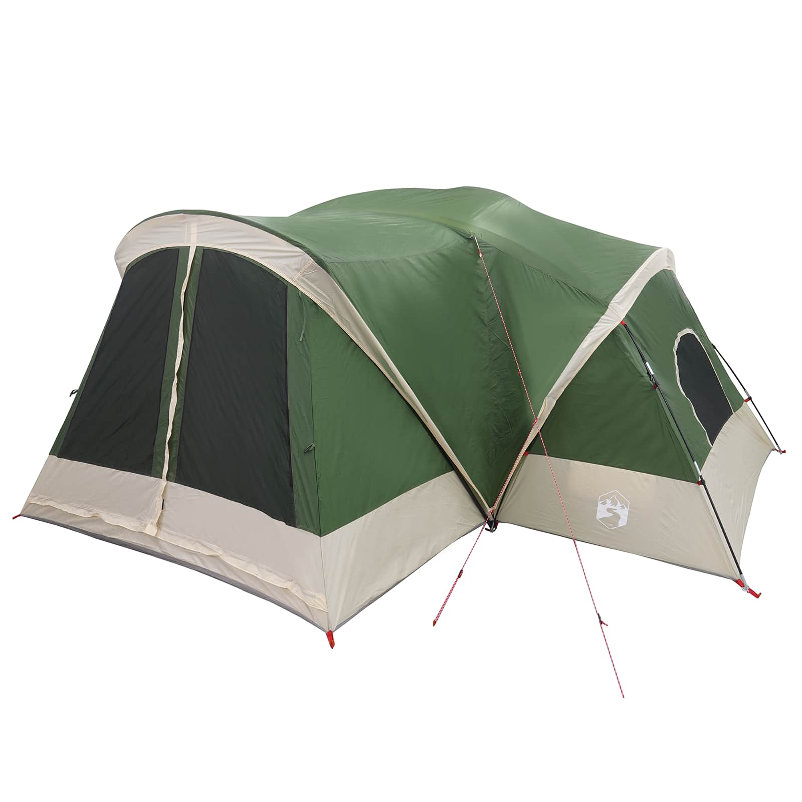 Tenda a capanna con copertura impermeabile 10 persona Verde