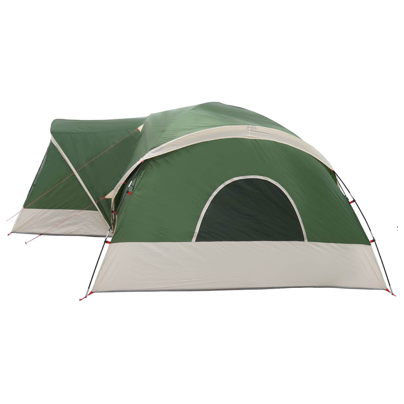 Tenda a capanna con copertura impermeabile 10 persona Verde