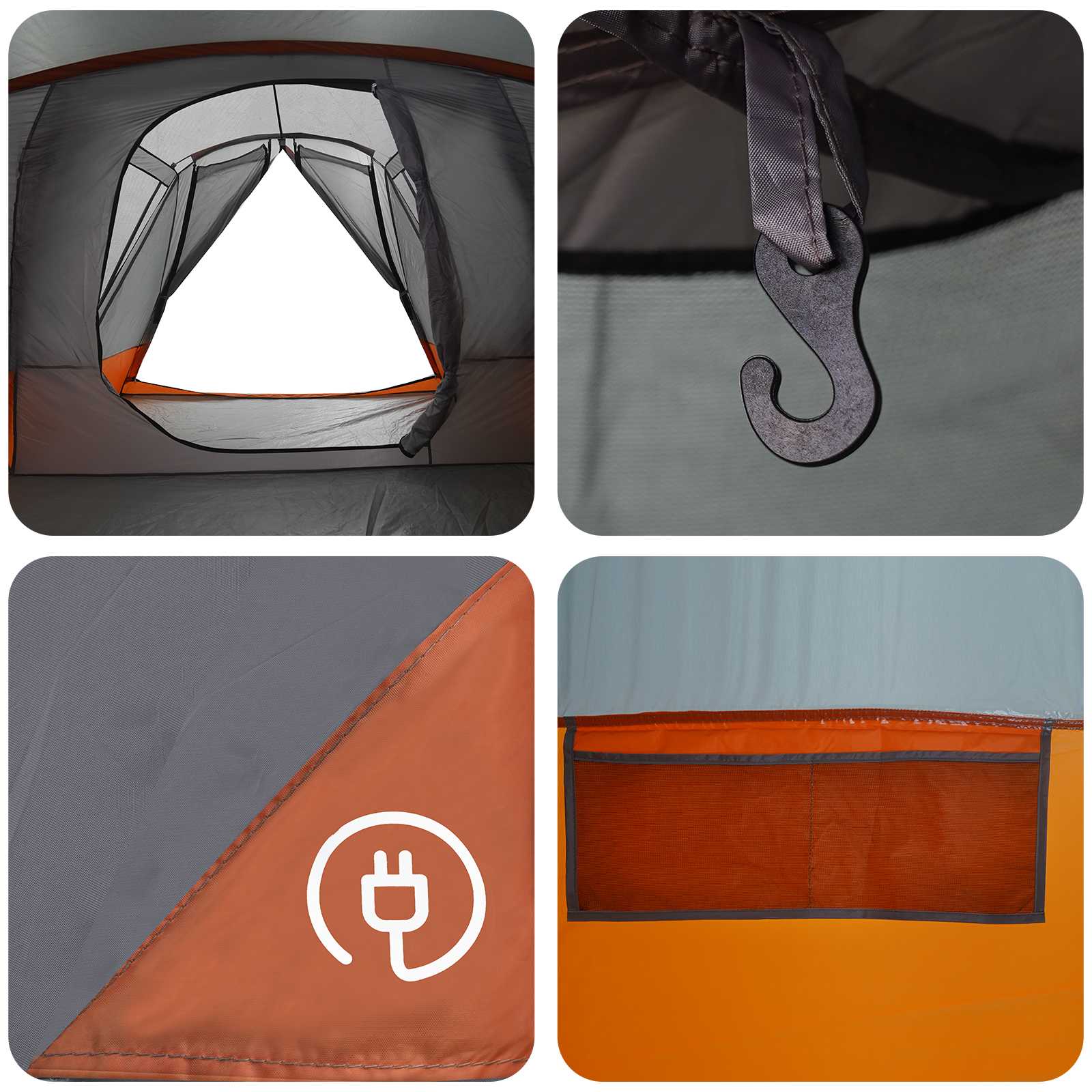 Tenda a capanna con copertura impermeabile 10 persona