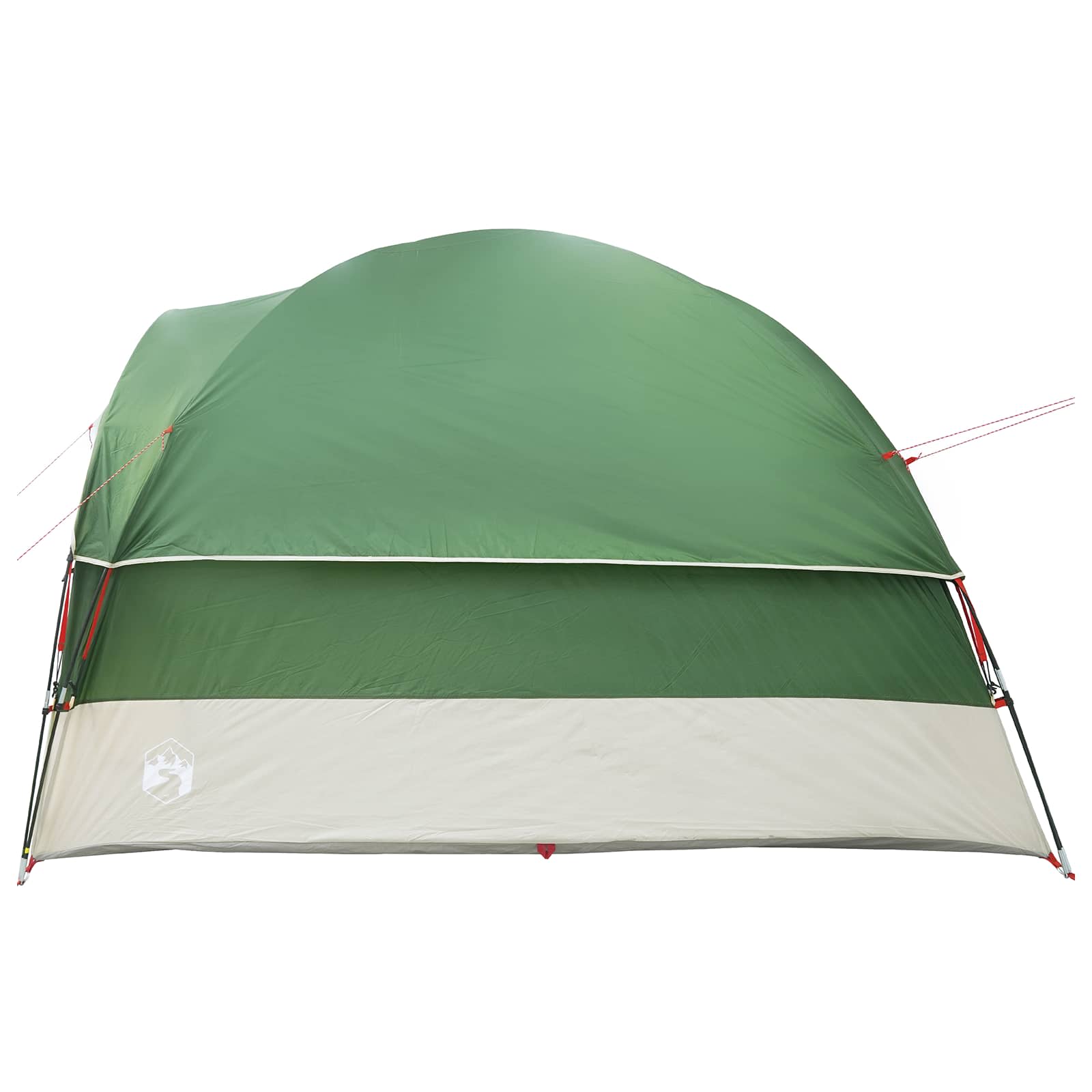 Tenda familiare con telo da pioggia resistente all'acqua Verde