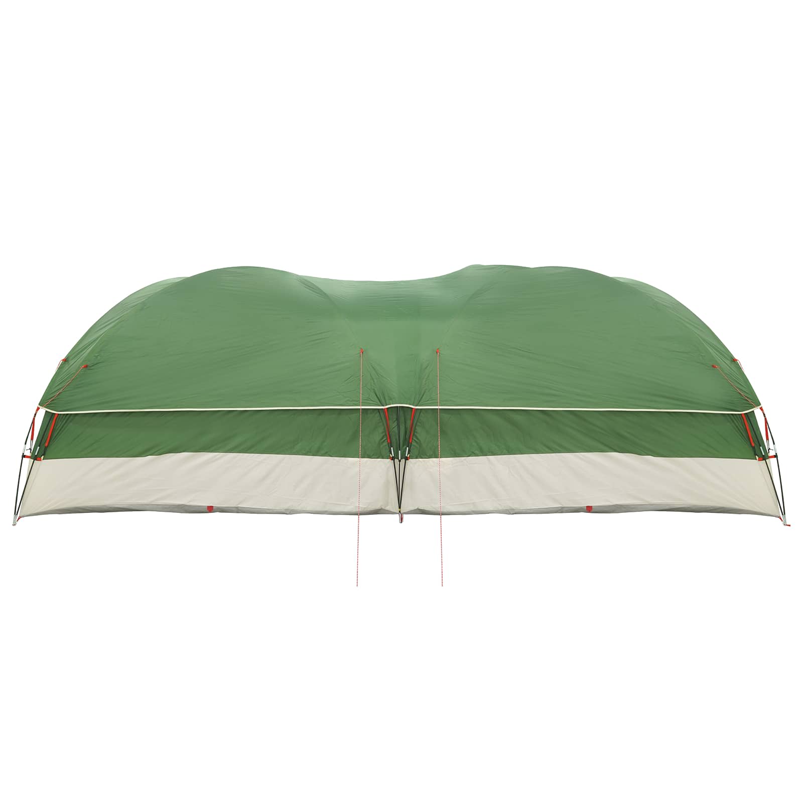 Tenda familiare con telo da pioggia resistente all'acqua Verde