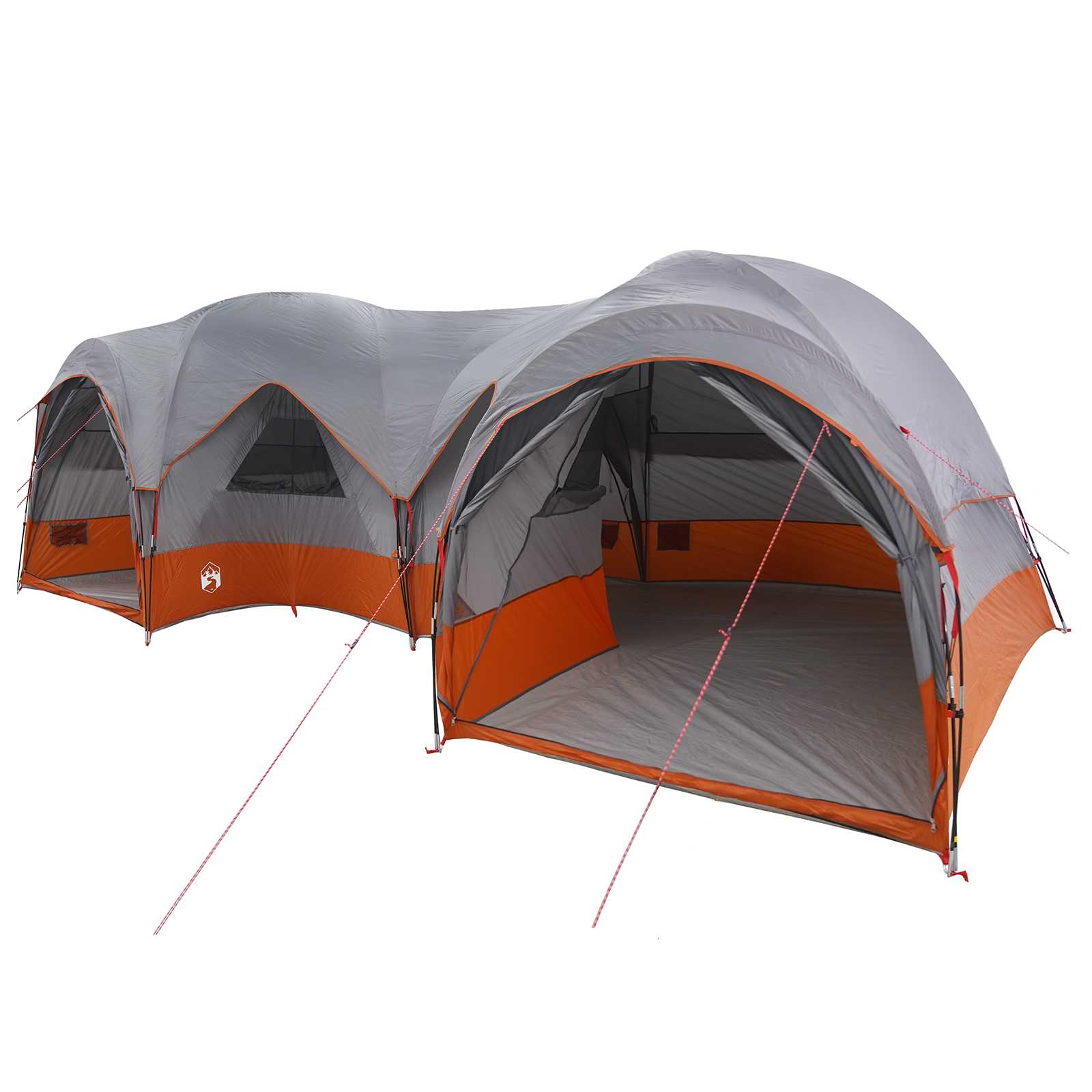 Tenda familiare con telo da pioggia resistente all'acqua