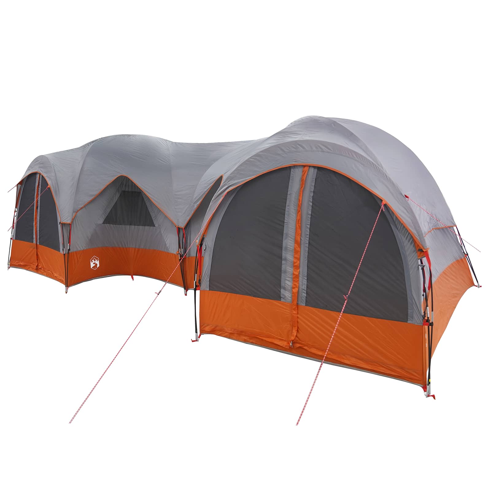 Tenda familiare con telo da pioggia resistente all'acqua
