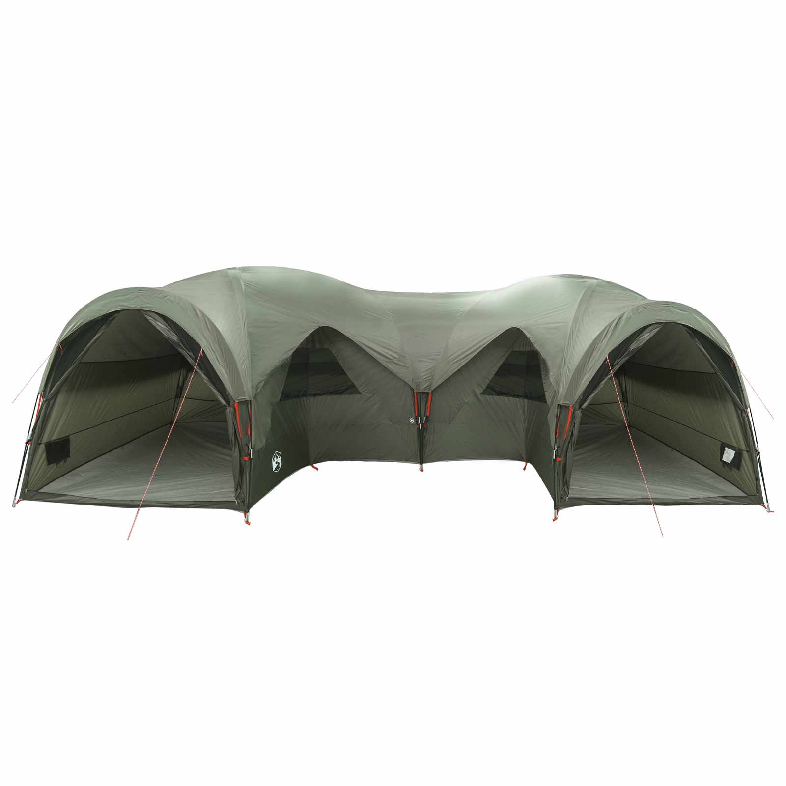 Tenda familiare con telo da pioggia resistente all'acqua