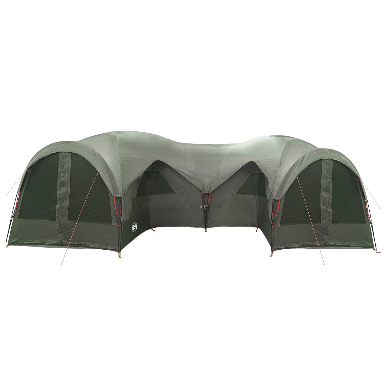 Tenda familiare con telo da pioggia resistente all'acqua